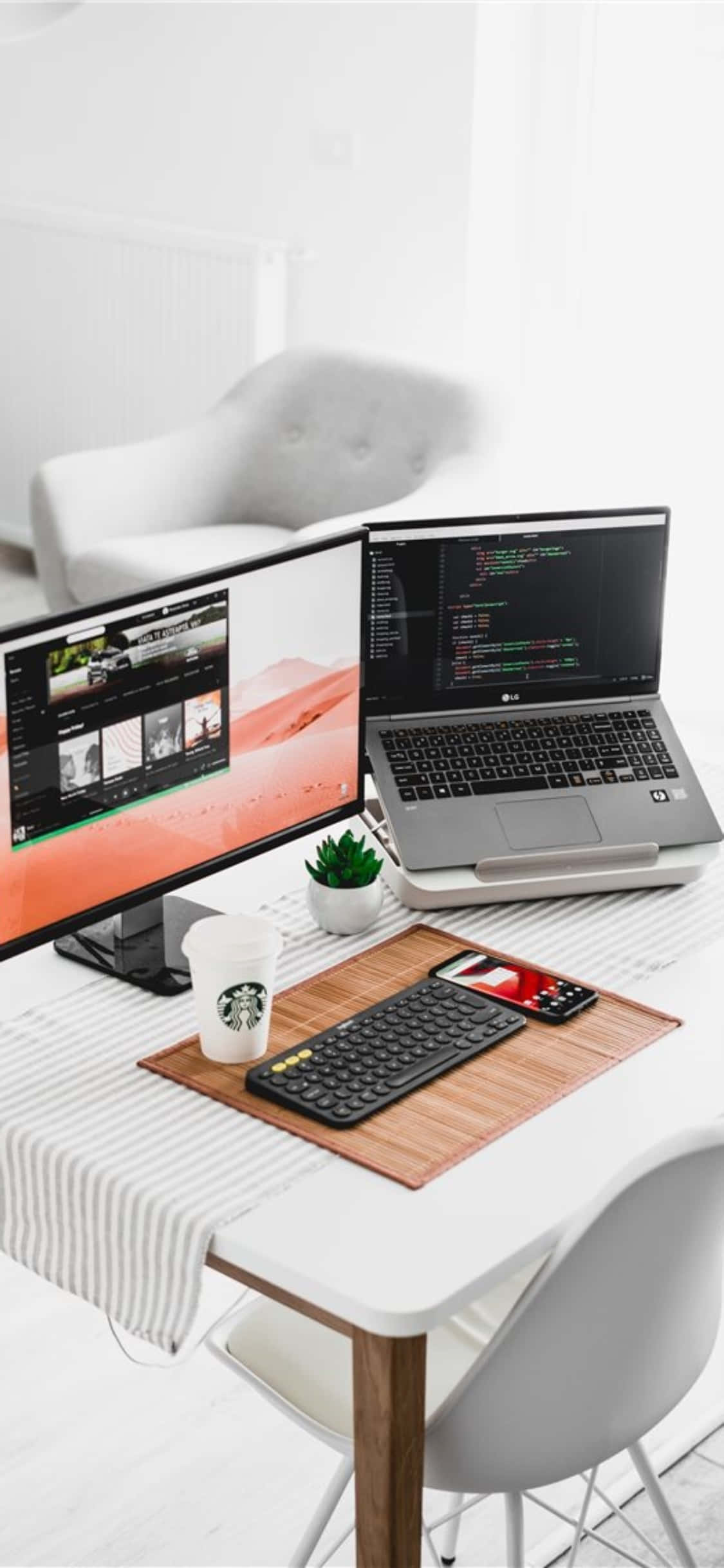 iPhone X Mandhari ya Meza ya Kompyuta na Laptop Picha ya Ukuta