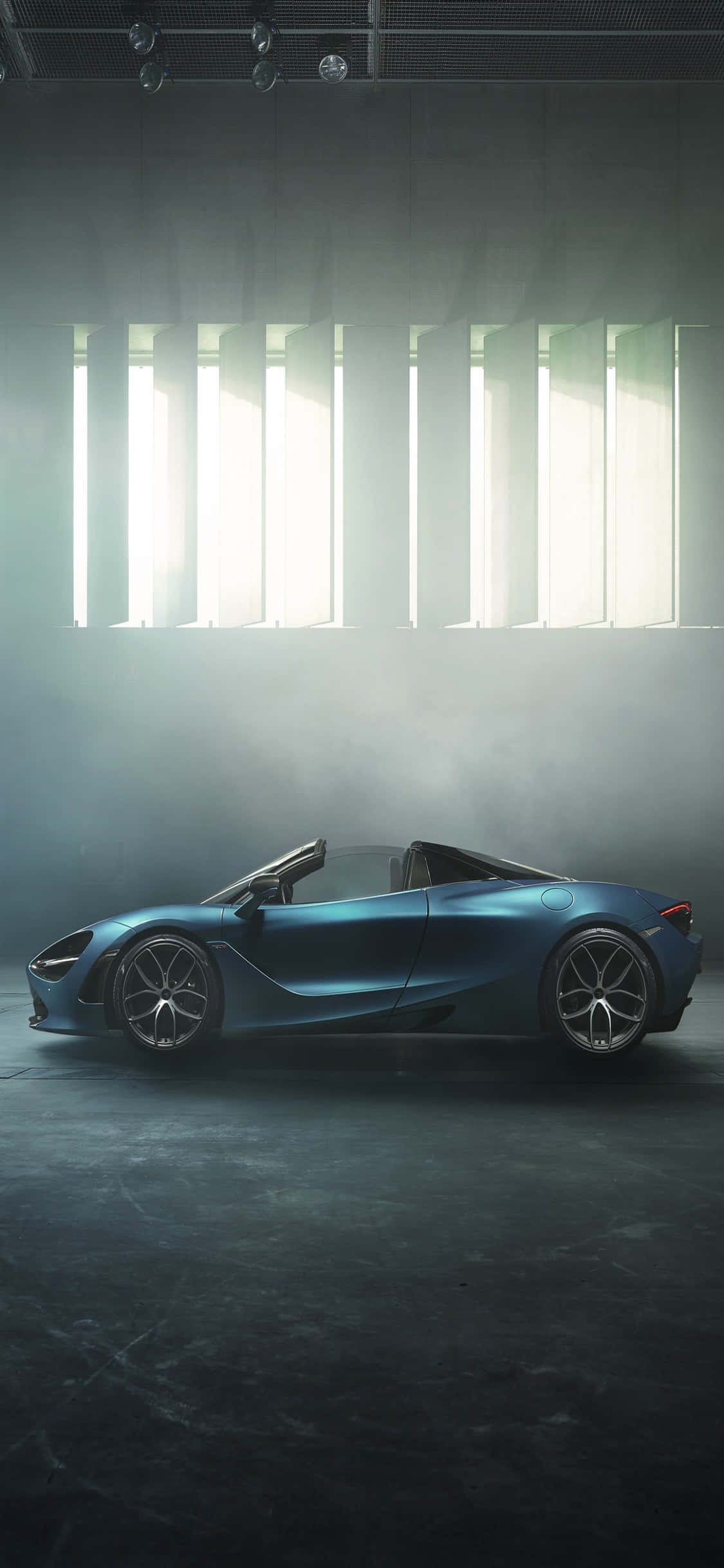 iPhone X Mclaren 720s Spider Background Picha ya Ukuta