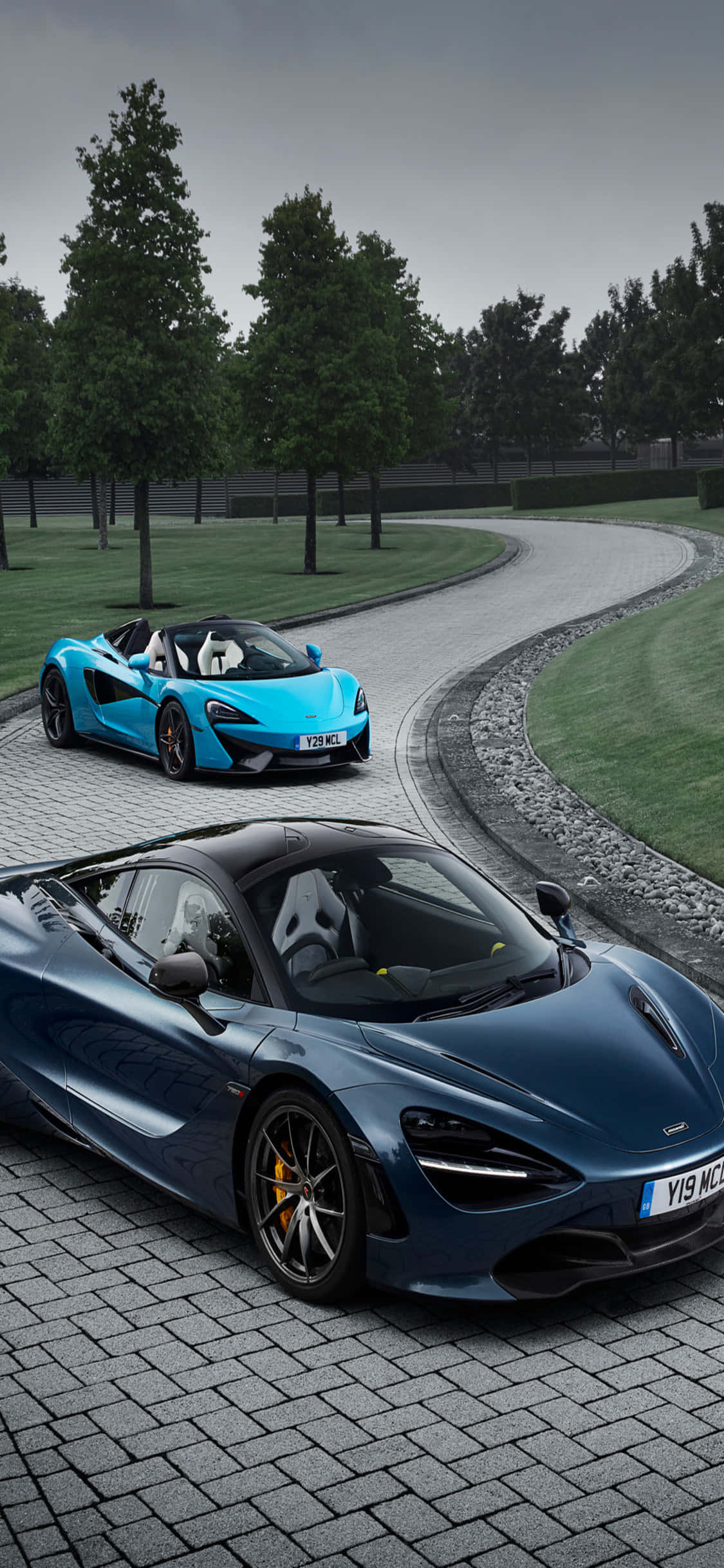 iPhone X Mclaren 720s 570s Background Picha ya Ukuta