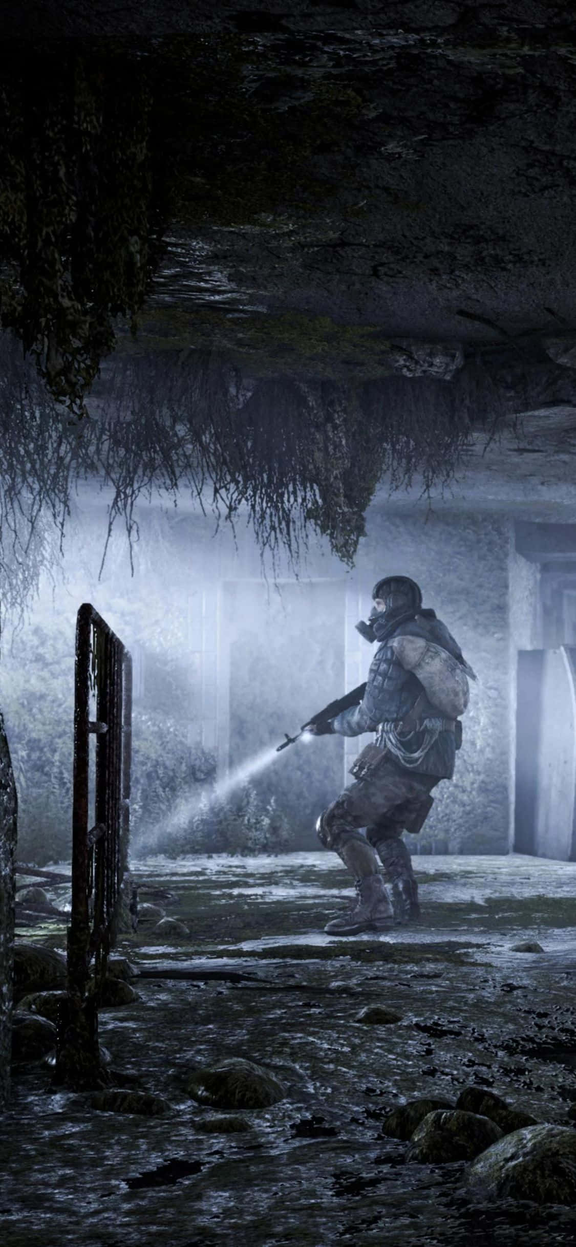 iPhone X mpya katika dunia ya post-apocalyptic ya Metro Exodus Picha ya Ukuta