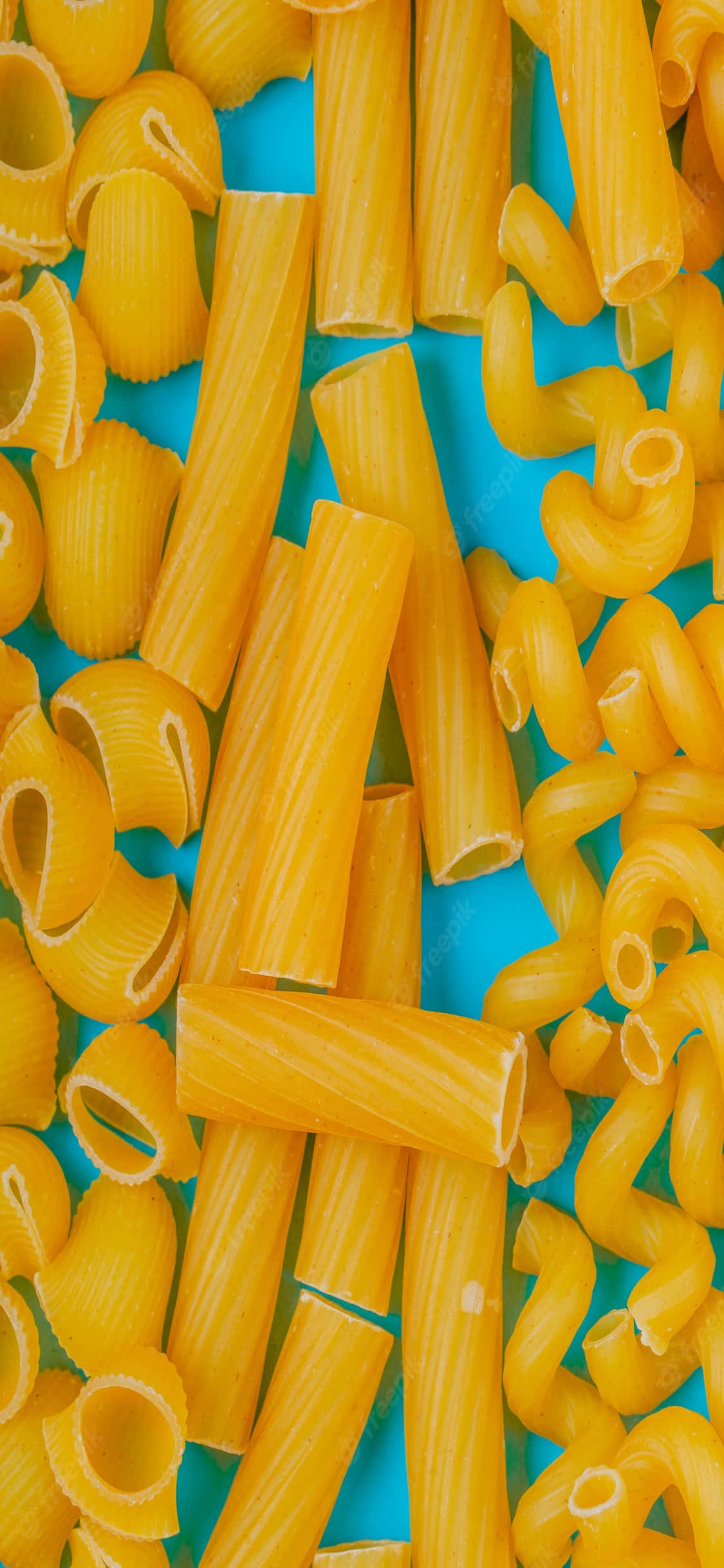 iPhone X Pasta Kwenye Uso wa Bluu Background Picha ya Ukuta