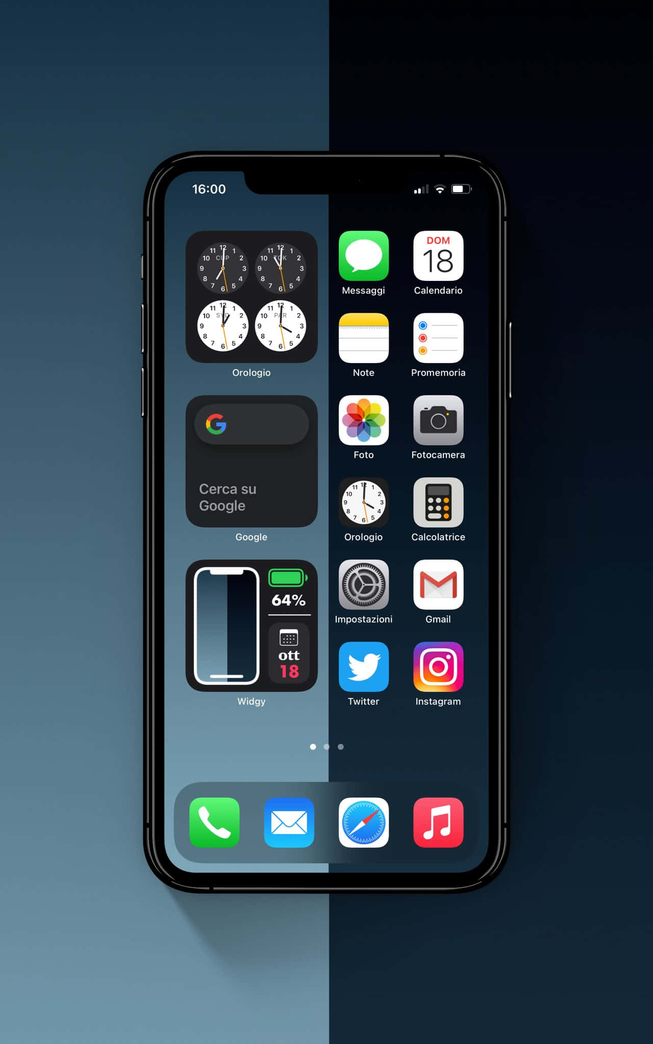 iPhone x psd mockup Picha ya Ukuta