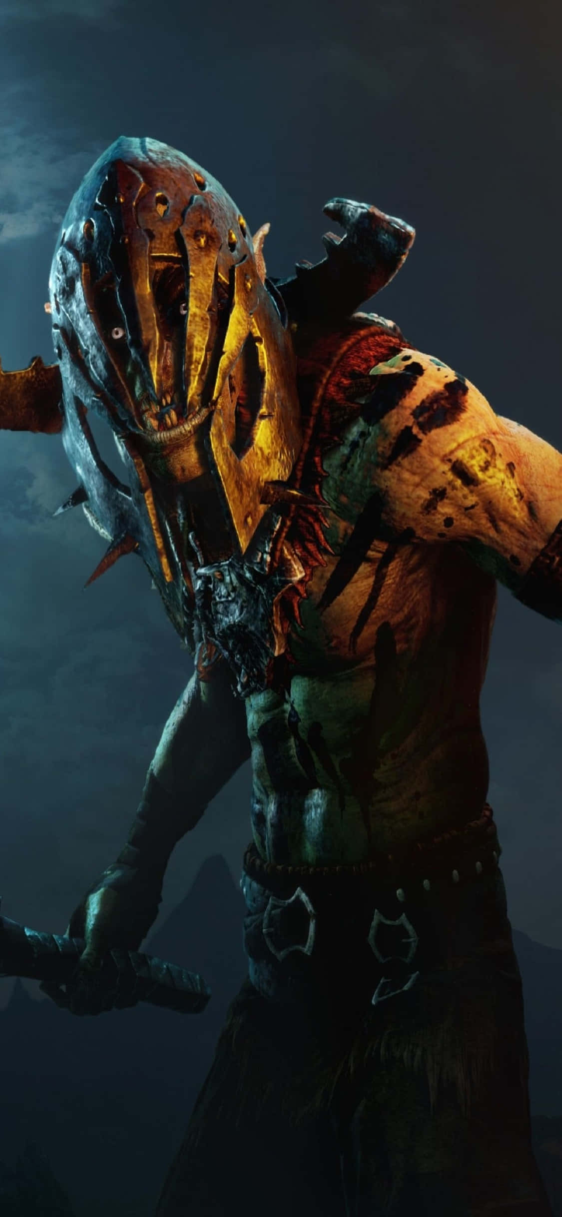 iPhone X Shadow Of Mordor Background Night Bringer Picha ya Ukuta