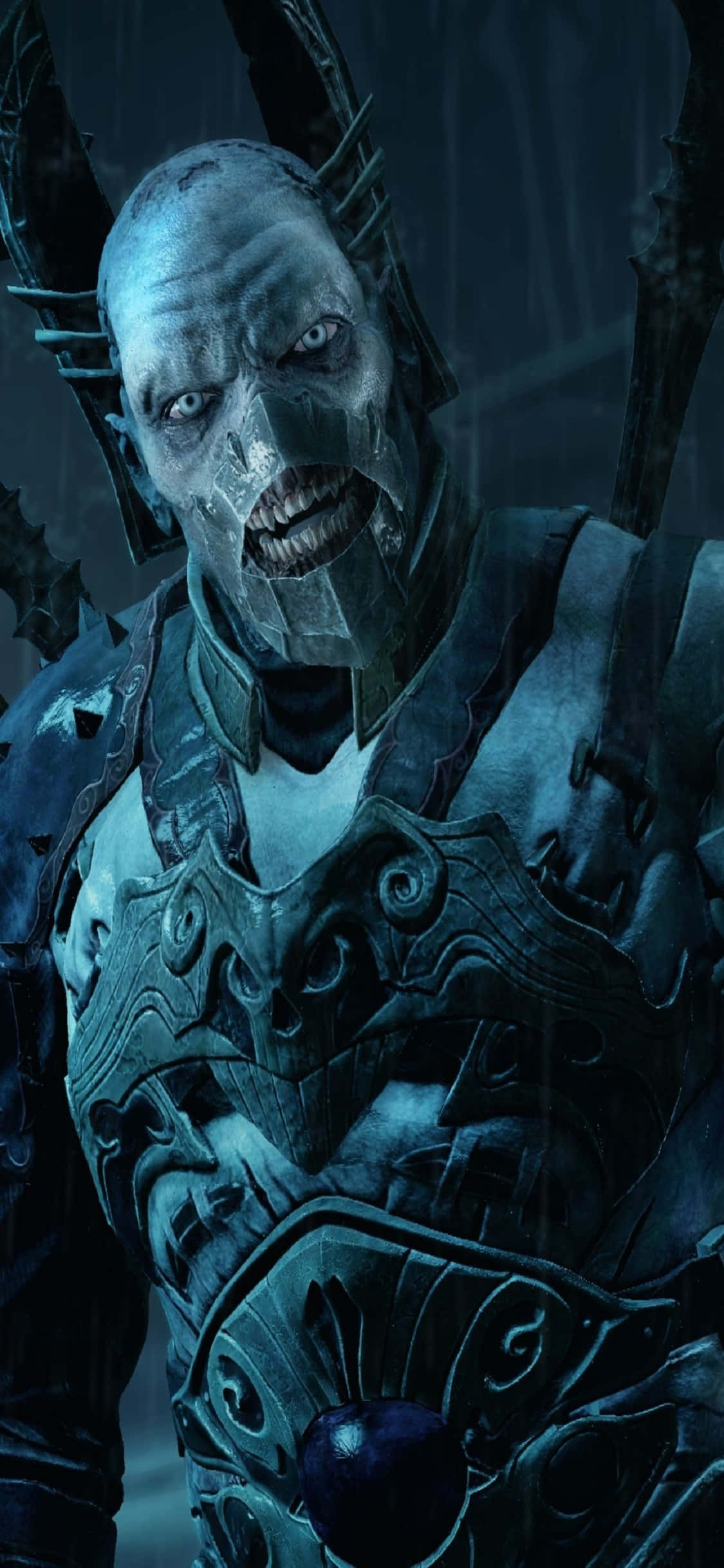 iPhone X Shadow Of Mordor Background Tower of Sauron Picha ya Ukuta