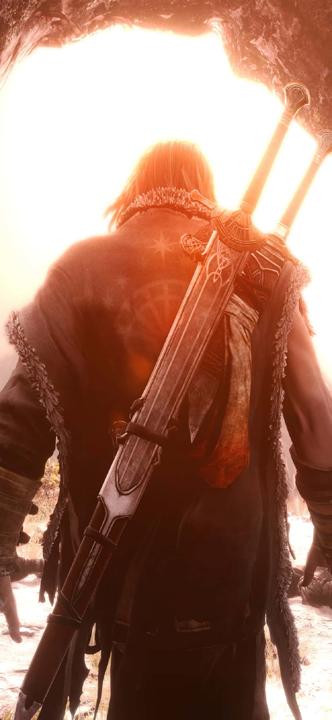 iPhone X Shadow Of Mordor Background Talion Picha ya Ukuta