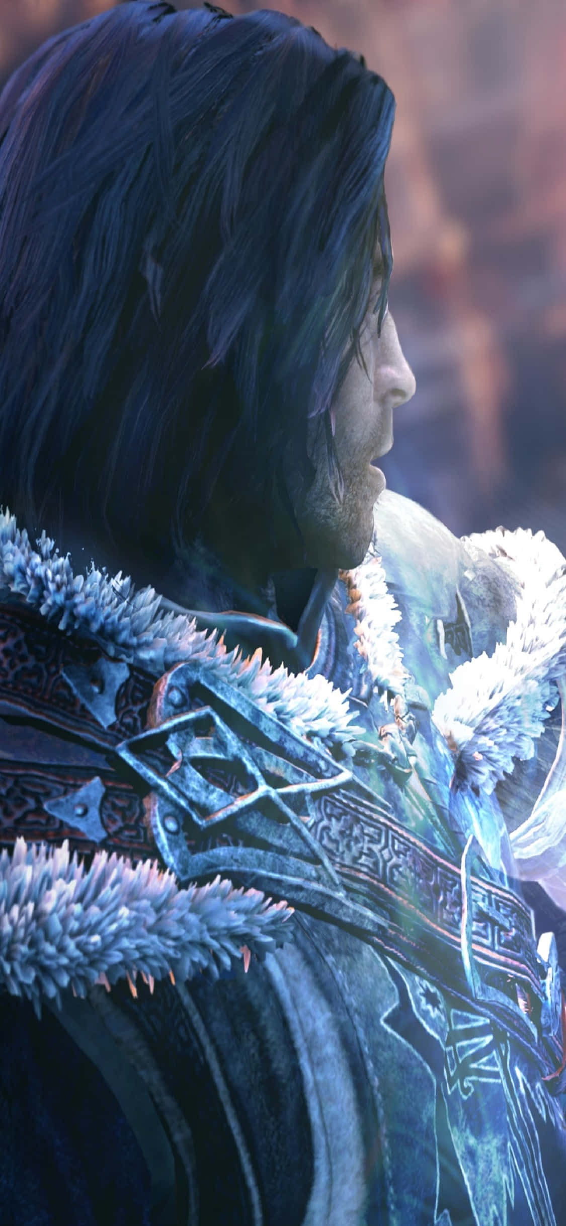 iPhone X Shadow Of Mordor Background Talion Picha ya Ukuta