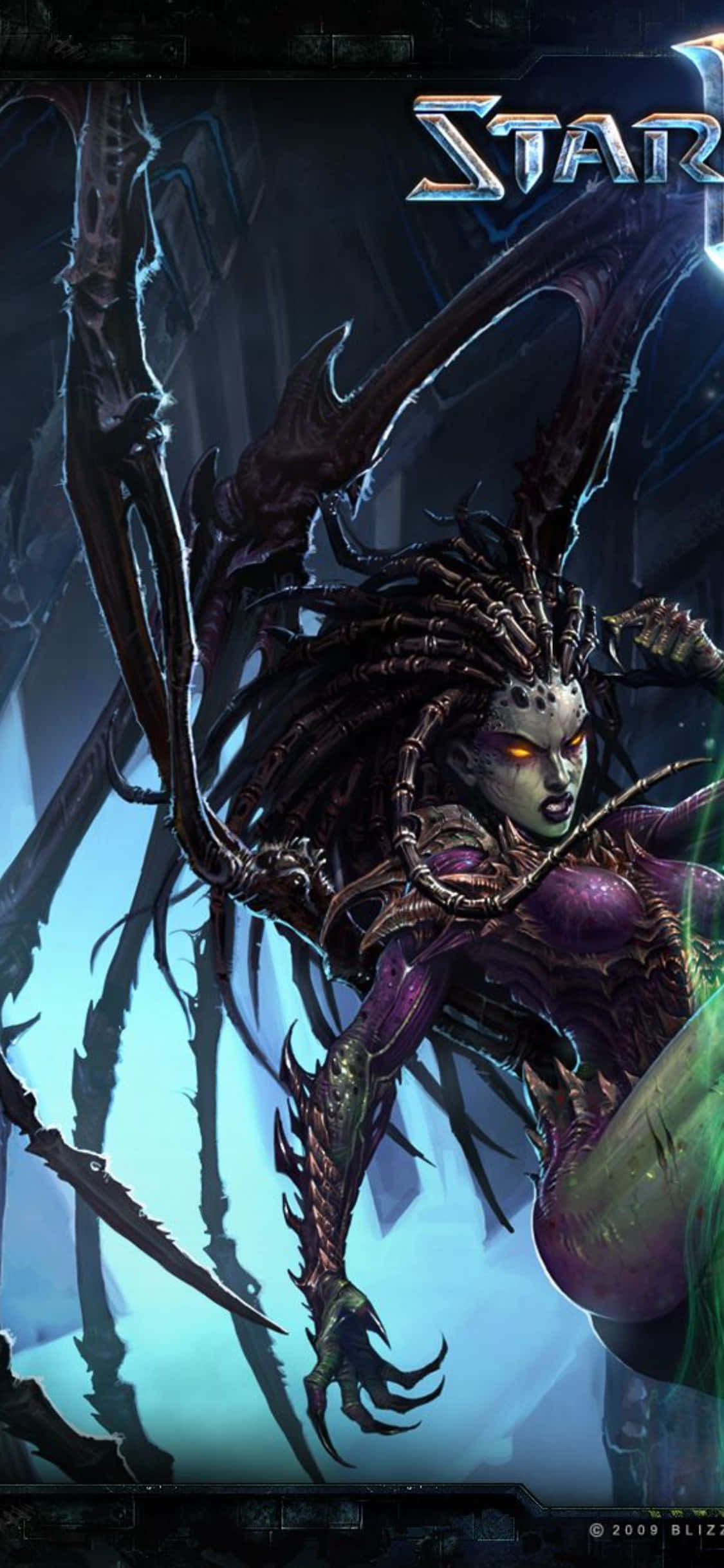 iPhone X Starcraft Ii Background Spikes Picha ya Ukuta
