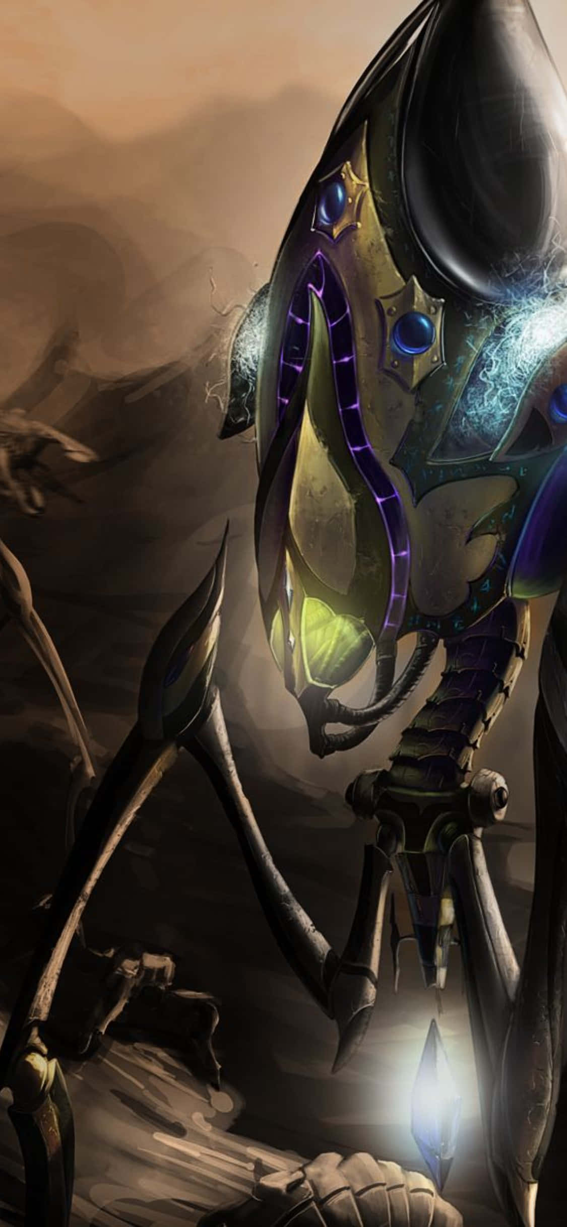 iPhone X Starcraft Ii Background Galactic Picha ya Ukuta