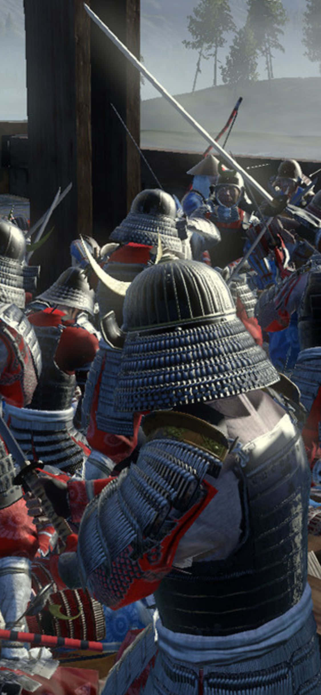 iPhone X Total War Shogun 2 Background Picha ya Ukuta