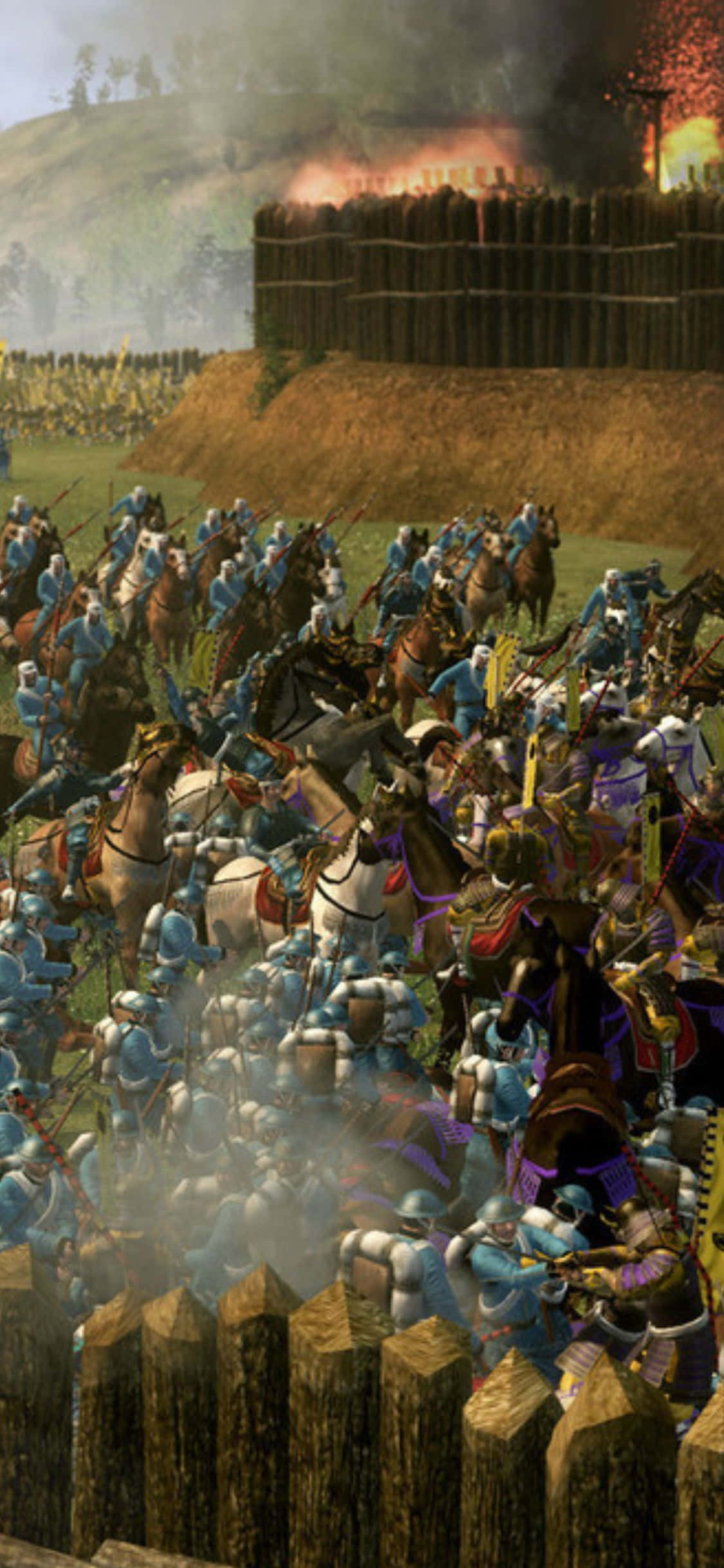 iPhone X Total War Shogun 2 Background Picha ya Ukuta