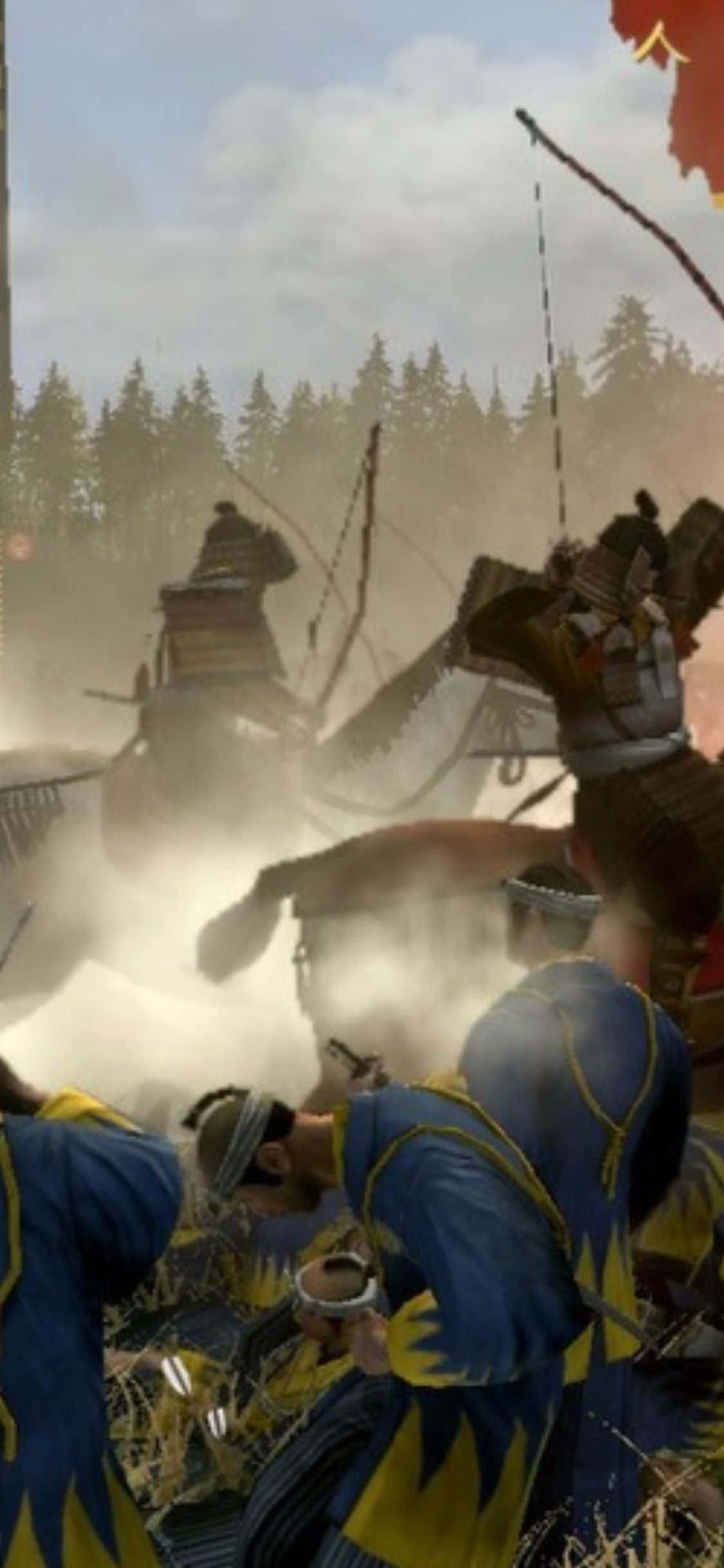 iPhone X Total War Shogun 2 Background Picha ya Ukuta