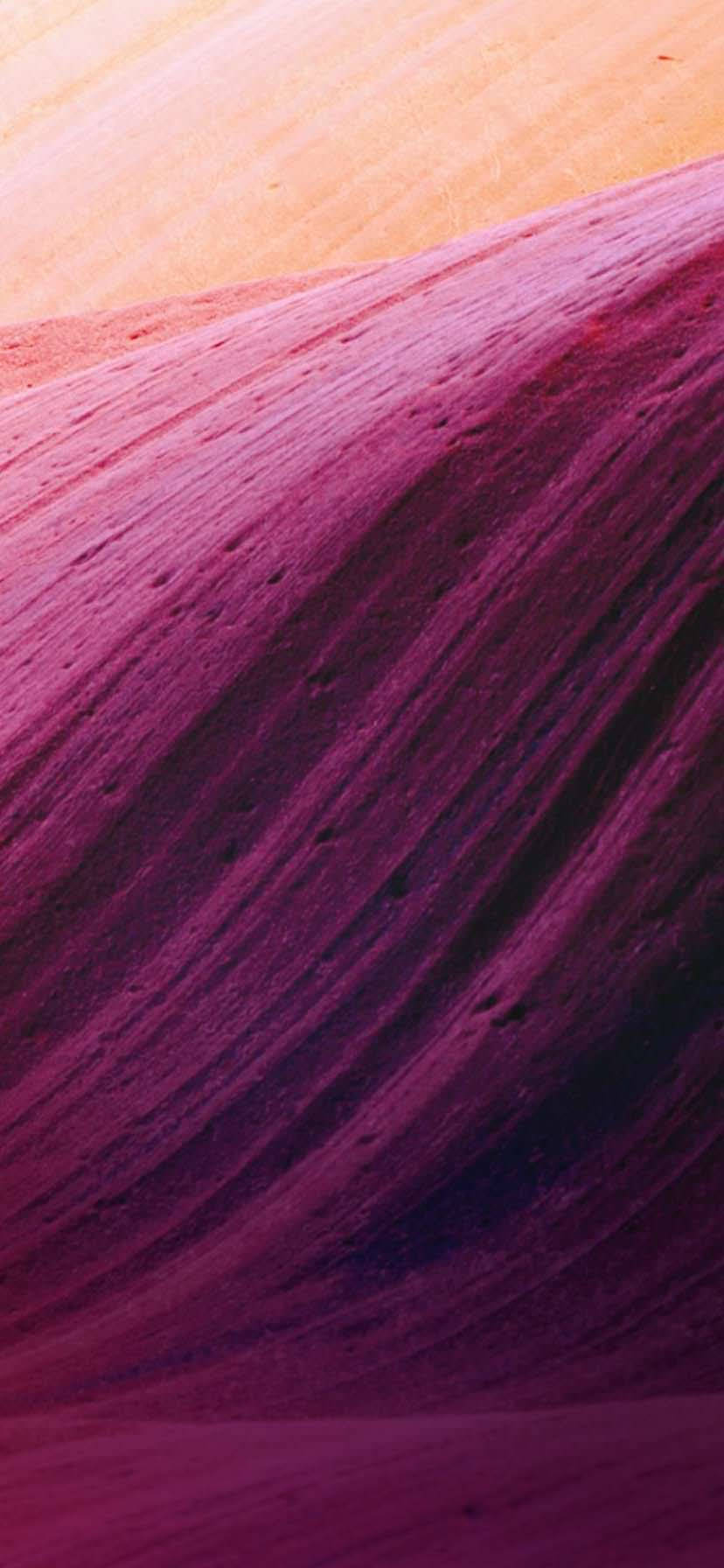 iPhone XR Beige Purple Curves Picha ya Ukuta