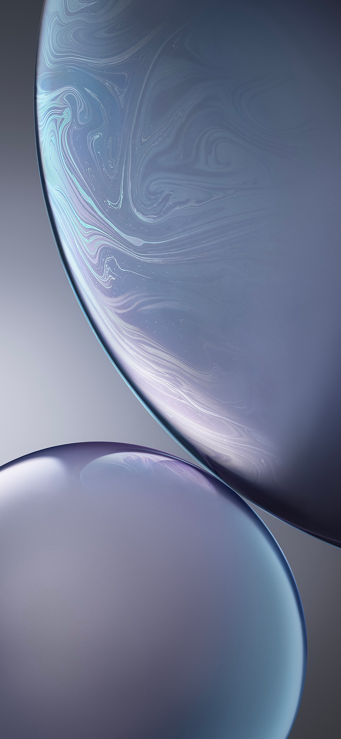 iPhone XR yenye mwoneko mwepesi na kipimo cha rangi nyororo Picha ya Ukuta