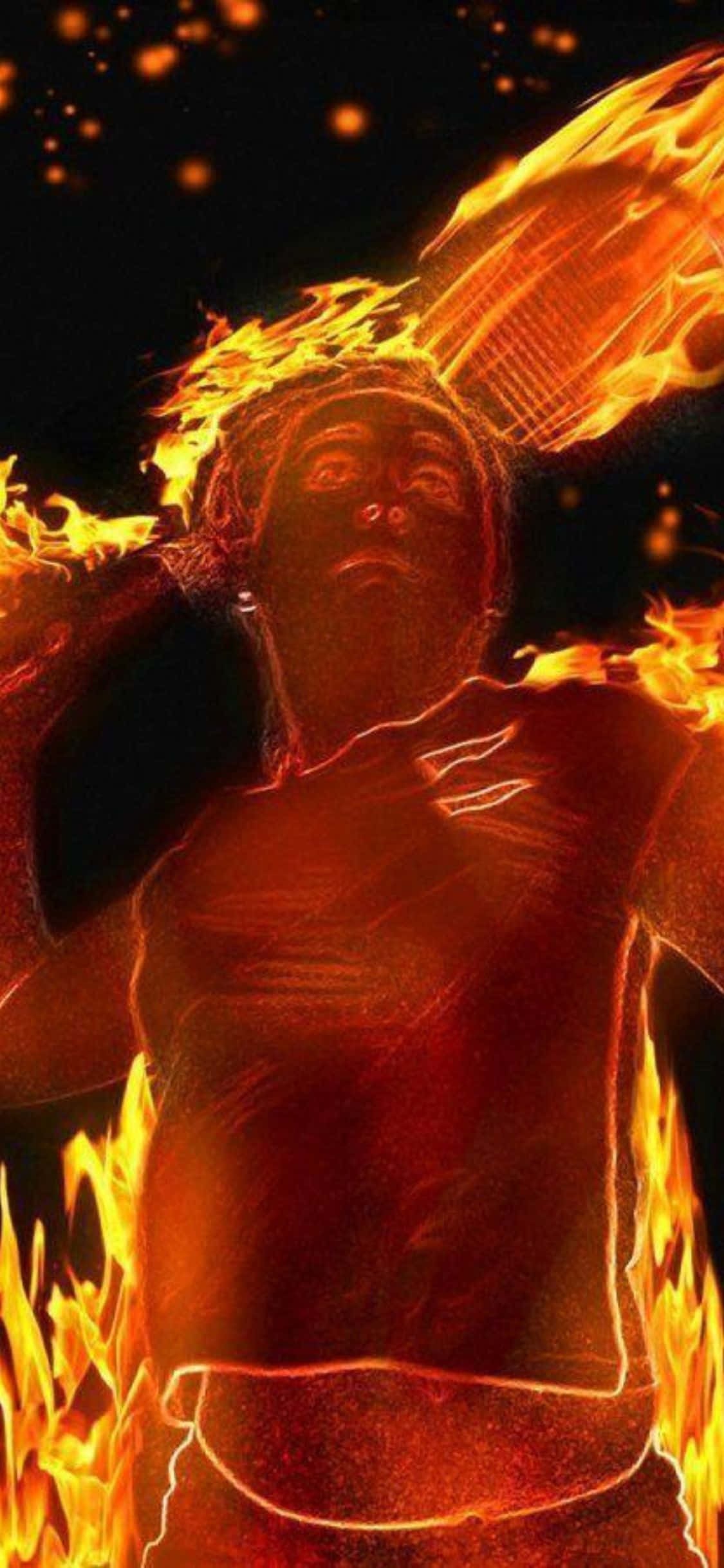 iPhone Xs Badminton Background Picha ya Ukuta