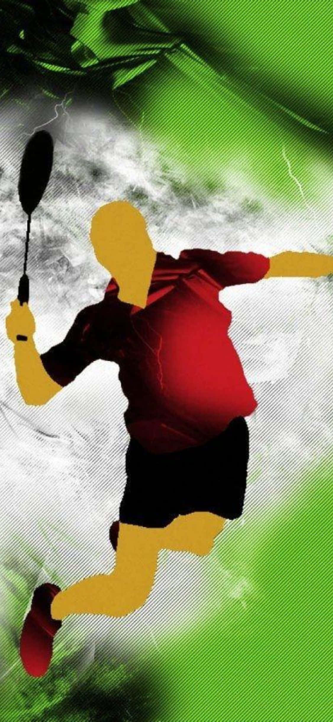 iPhone Xs Badminton Background Picha ya Ukuta