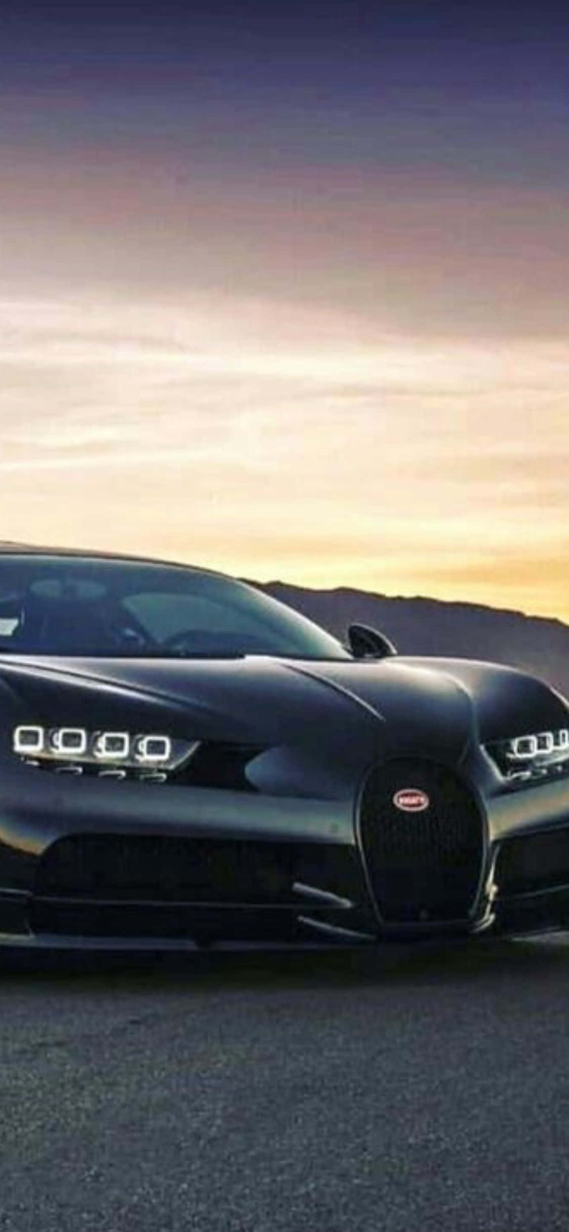 iPhone XS Bugatti: mwanga wa kushtua wa kushtua na teknolojia Picha ya Ukuta