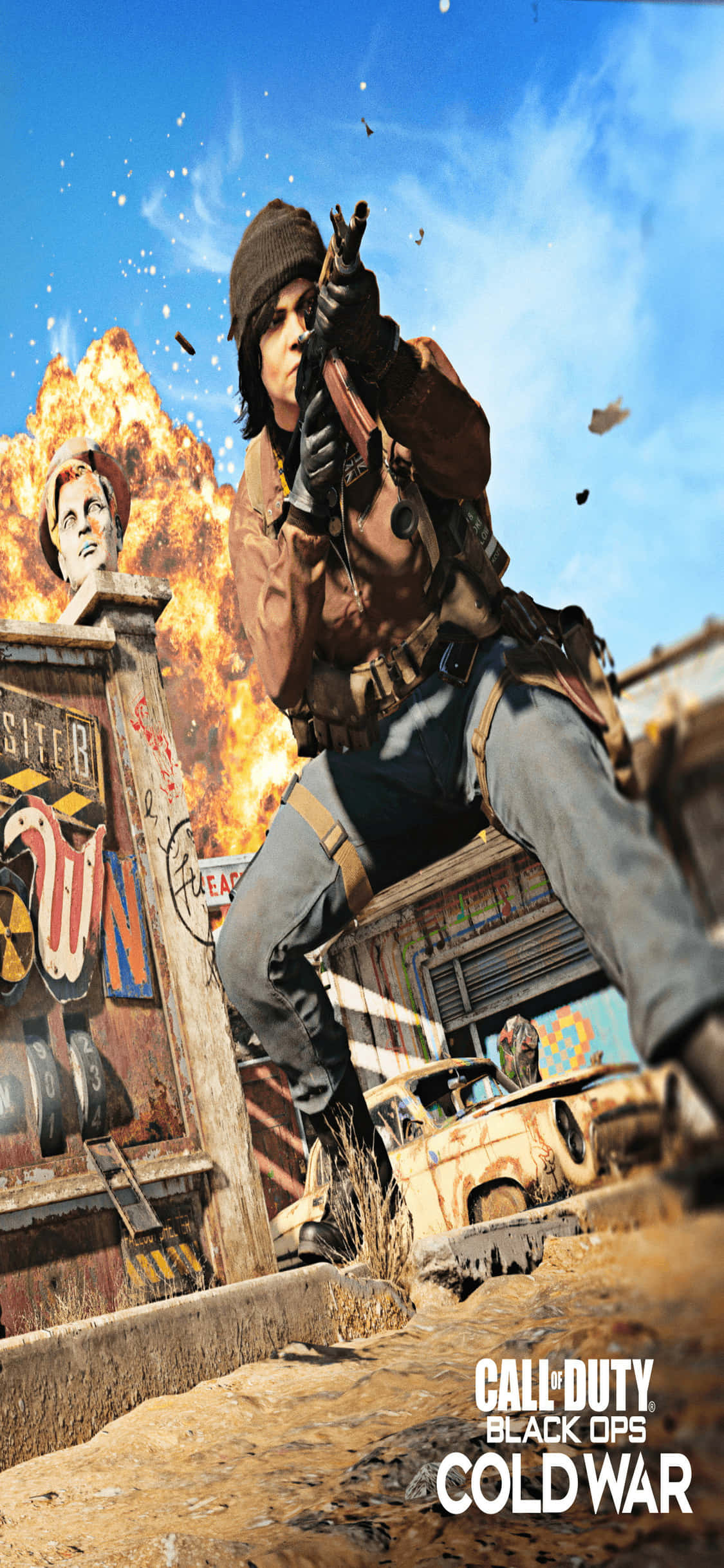 iPhone Xs Call Of Duty Black Ops Cold War Leaked Mandhari Picha ya Ukuta