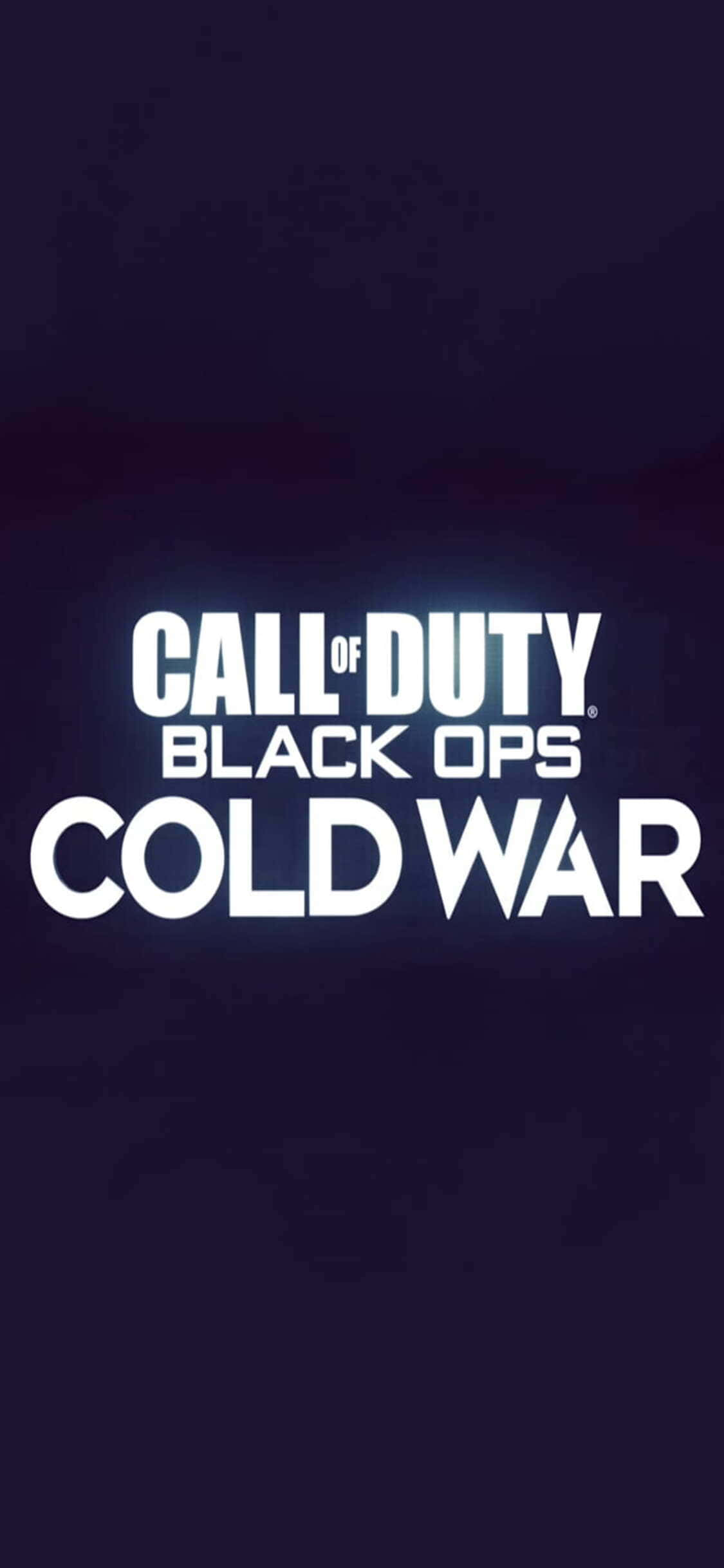 iPhone Xs Call Of Duty Black Ops Cold War Logo Vector Mandhari Picha ya Ukuta