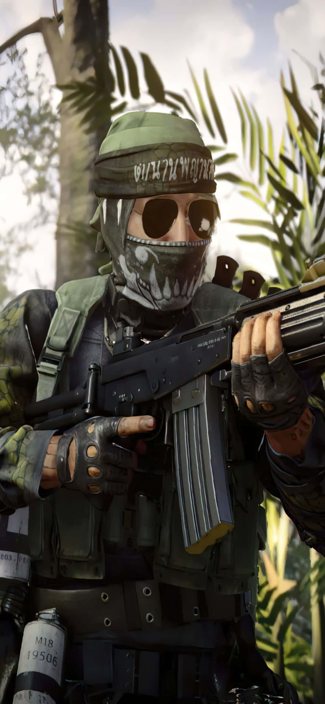 iPhone Xs Call Of Duty Black Ops Cold War Naga Background Picha ya Ukuta