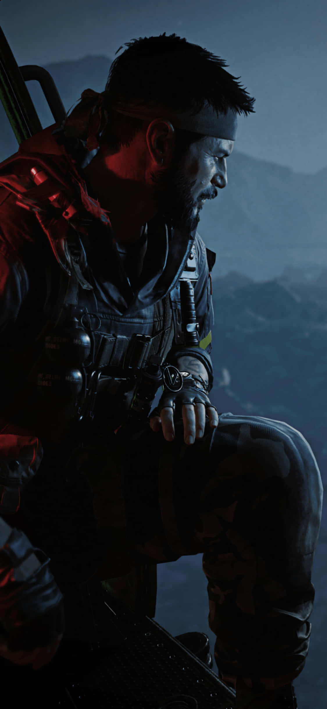 iPhone Xs Call Of Duty Black Ops Cold War Woods Chopper Background Picha ya Ukuta