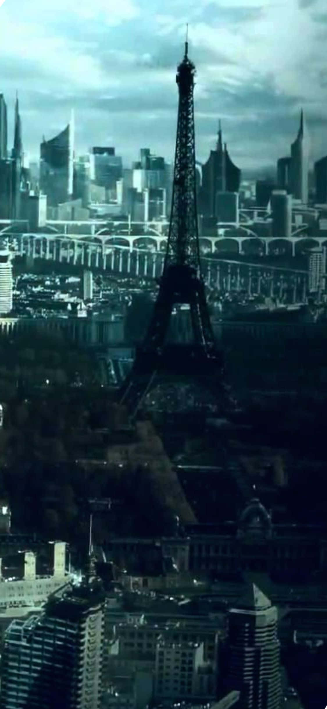 iPhone XS Civilization Beyond Earth Eiffel Tower Background Picha ya Ukuta