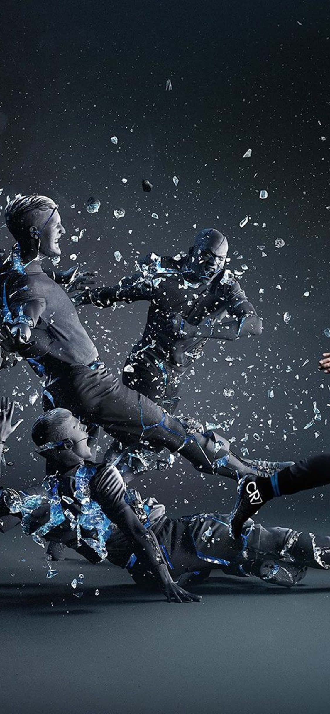 iPhone Xs Desktop Pc Athlete Statues Background Picha ya Ukuta
