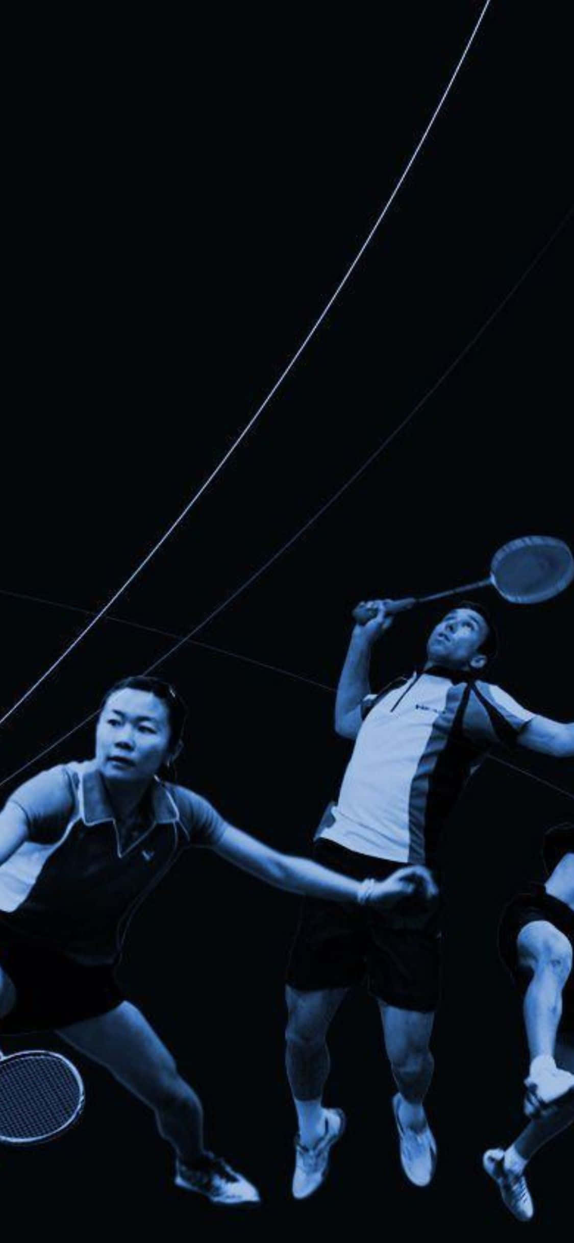 iPhone Xs Mandhari ya Badminton Picha ya Ukuta