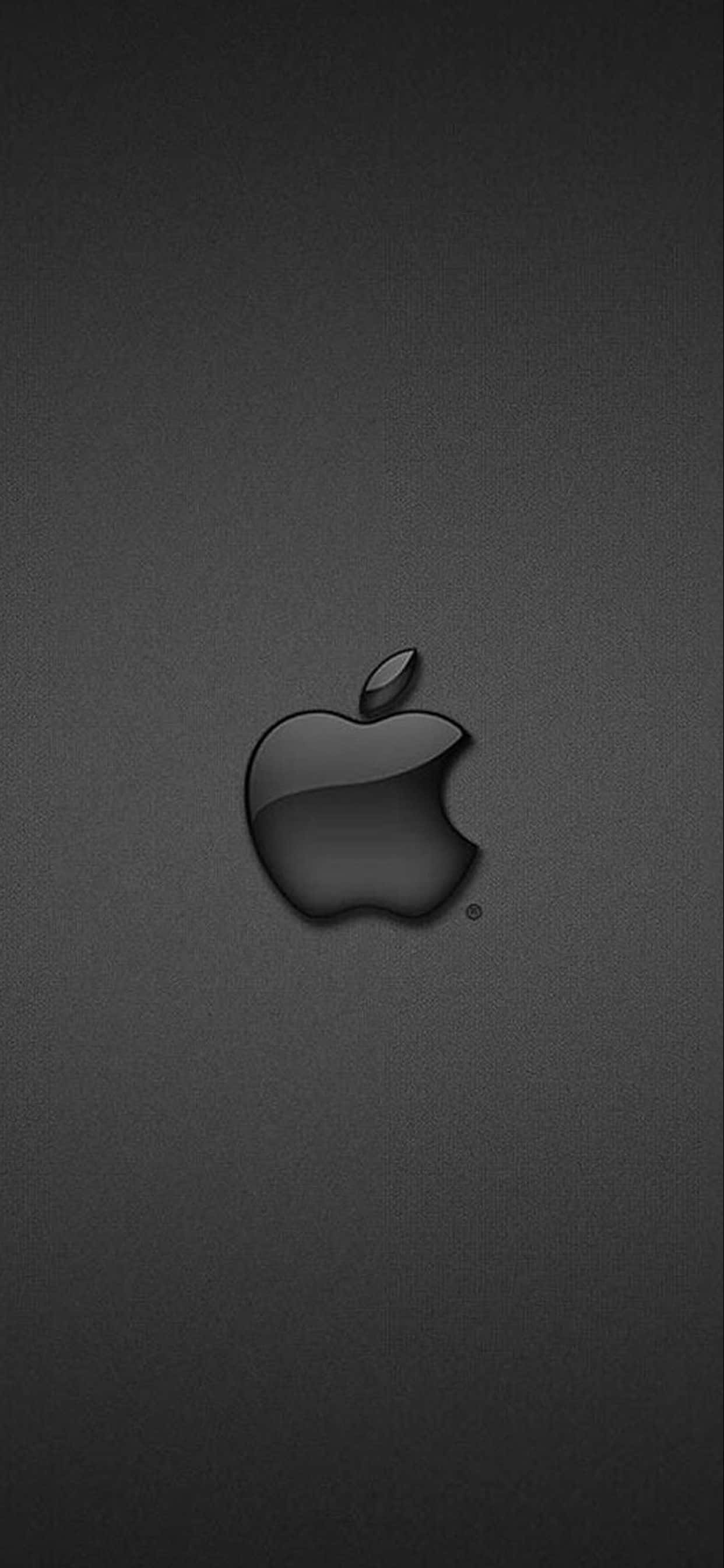 iPhone Xs Max Apple Mandhari ya Kijivu ya Alama Picha ya Ukuta
