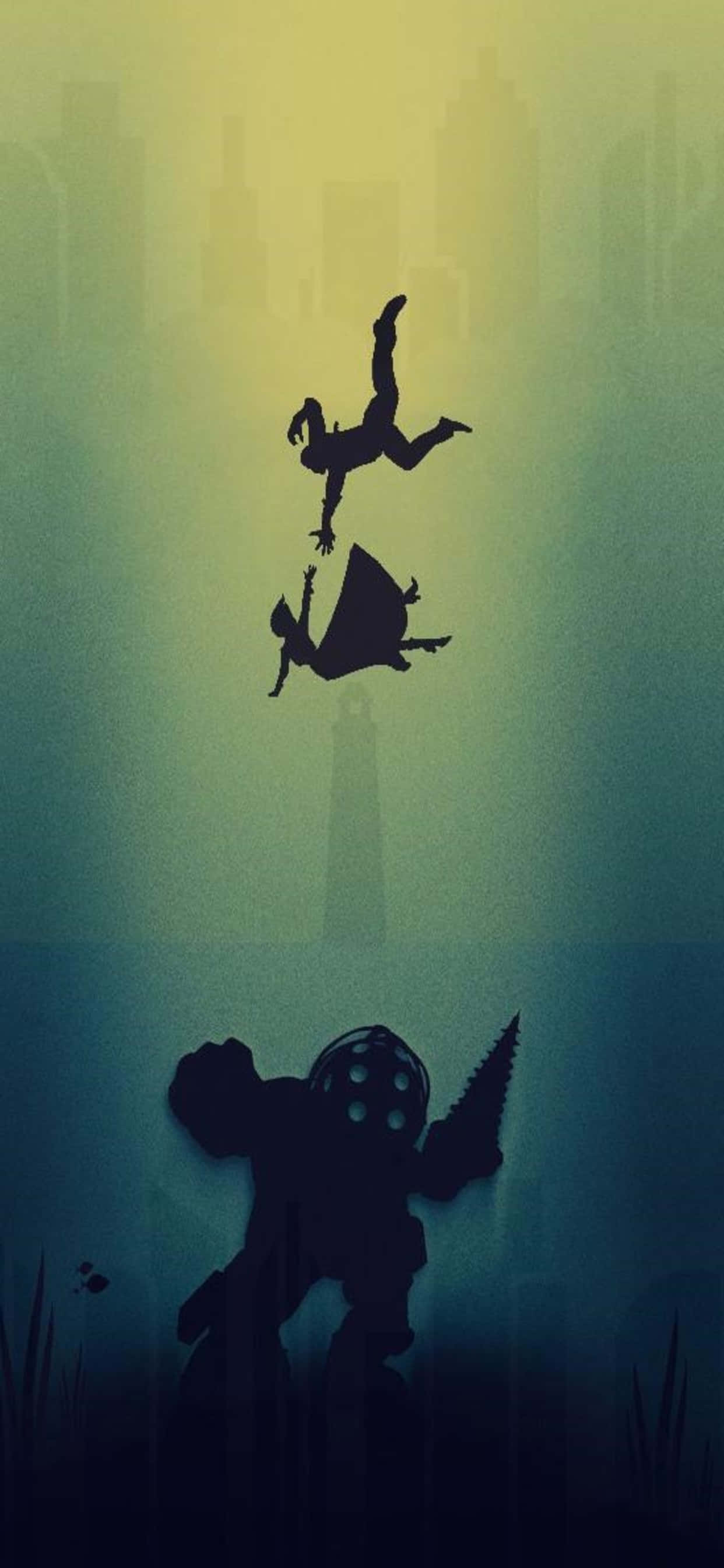 iPhone Xs Max Bioshock Infinite Fictional Characters Aesthetic Background Picha ya Ukuta