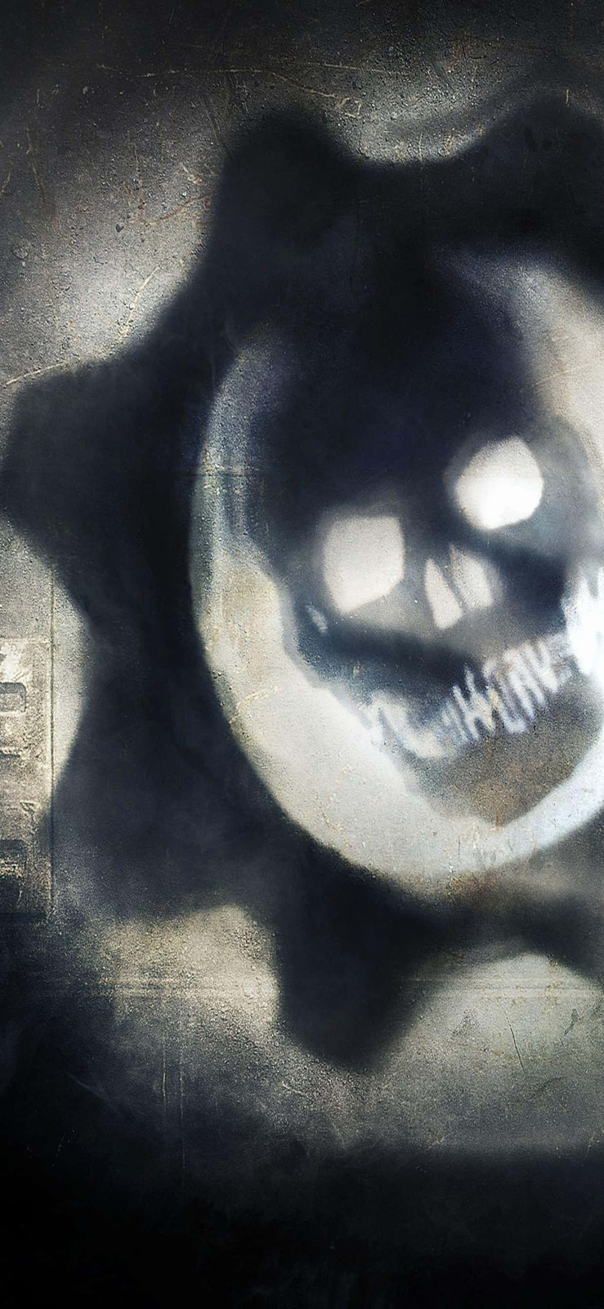 iPhone XS Max Gears Of War 5 Black And White Background Picha ya Ukuta