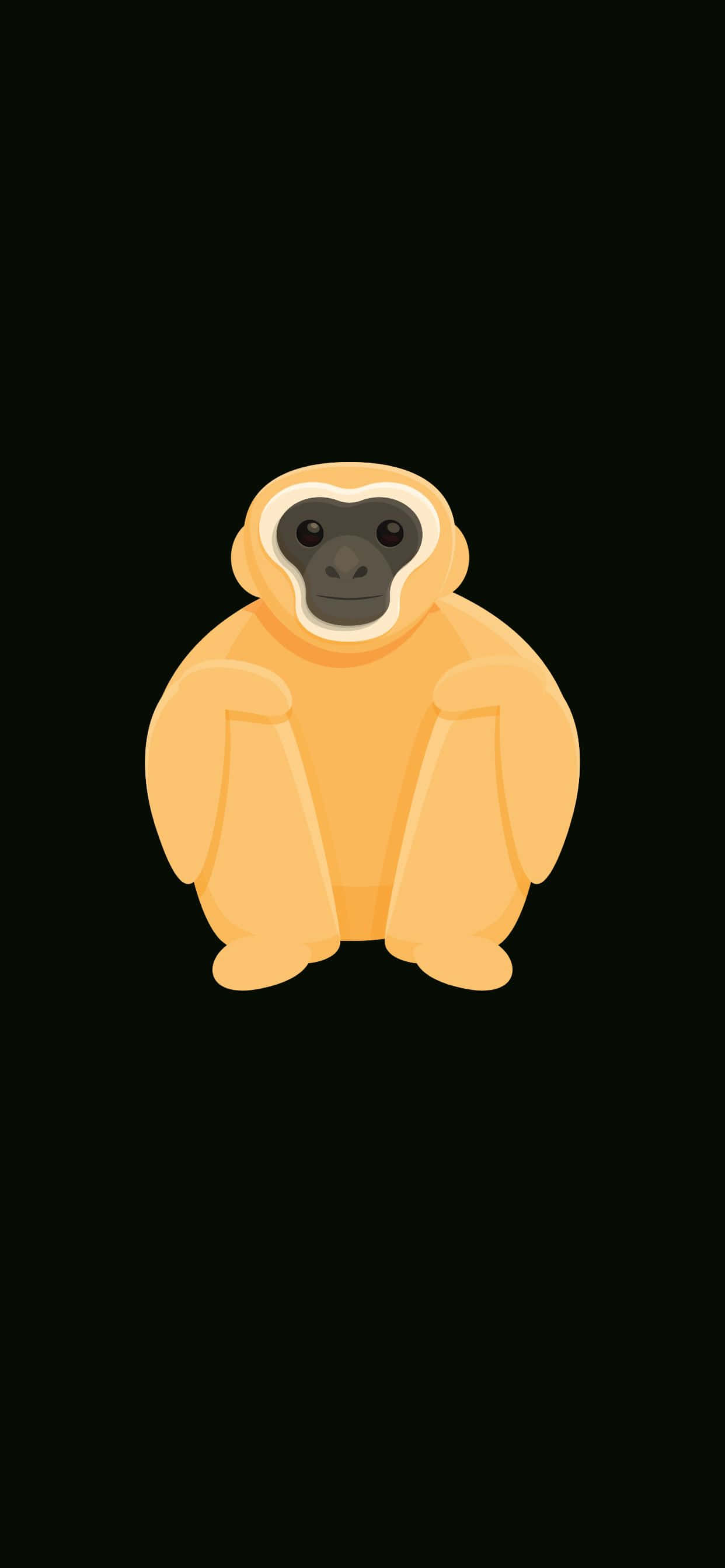 iPhone Xs Max Gibbon ya Ajabu Picha ya Ukuta