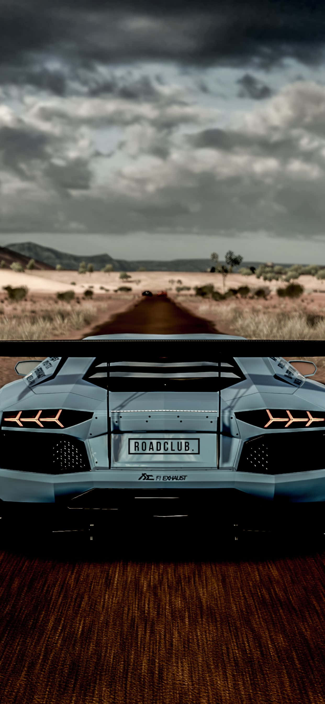 iPhone XS Max Lamborghini Aventador Mandhari ya Nyuma Picha ya Ukuta