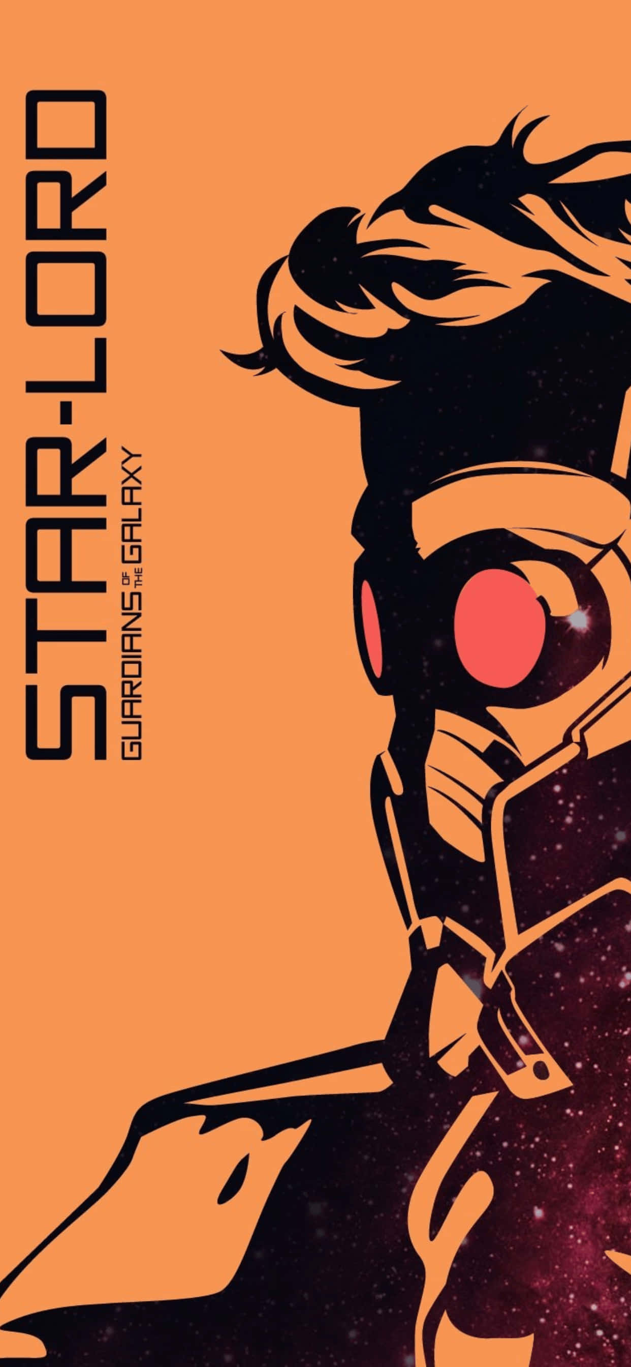 iPhone XS Max Marvel Star Lord Background Picha ya Ukuta