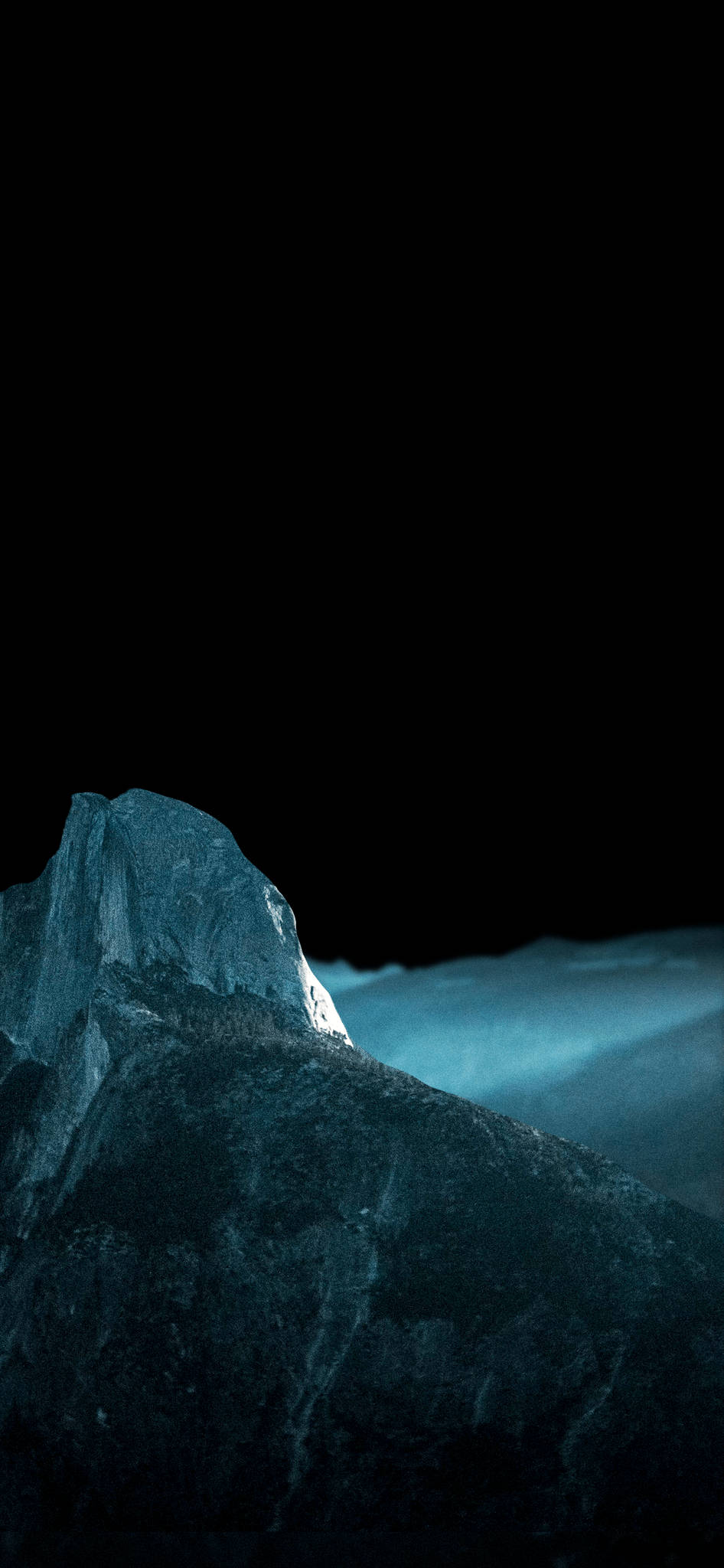 iPhone XS Max OLED Blue Mountains Picha ya Ukuta