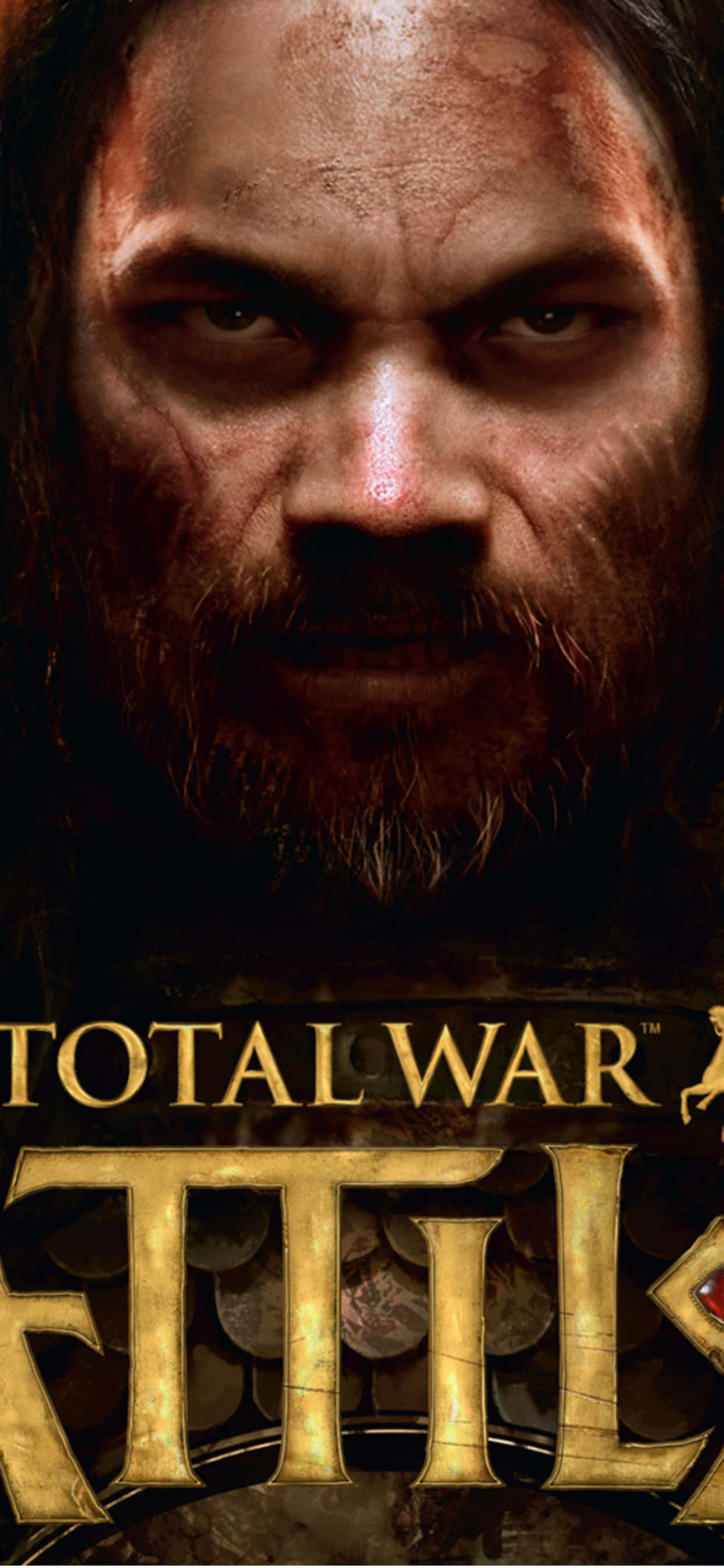 iPhone XS Max Total War Attila Close Up Background Picha ya Ukuta