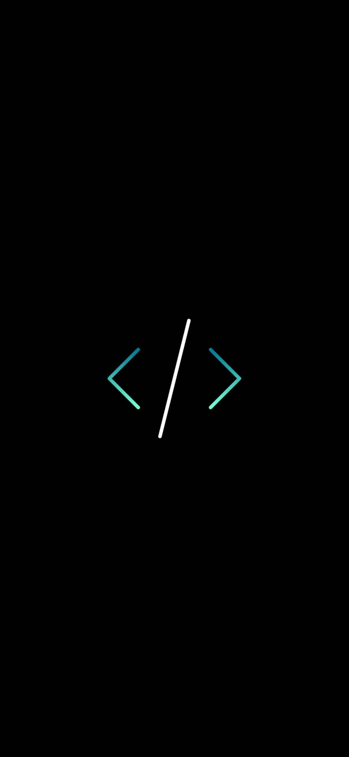 iPhone Xs Programming Background Minimal Coding Picha ya Ukuta