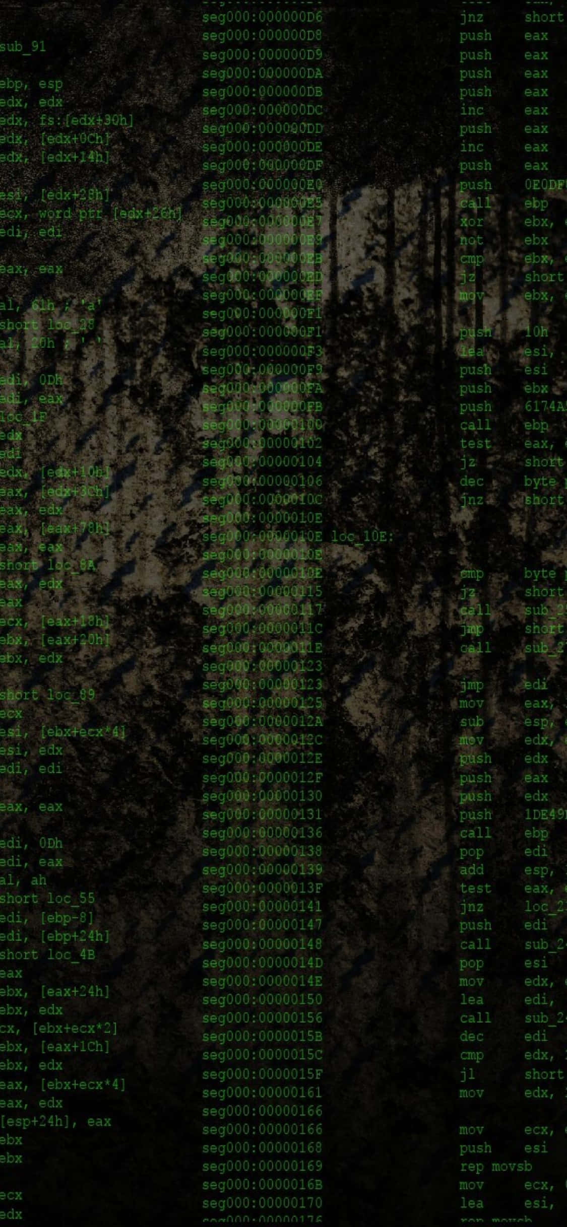 iPhone Xs Programming Background Seamless Code Picha ya Ukuta