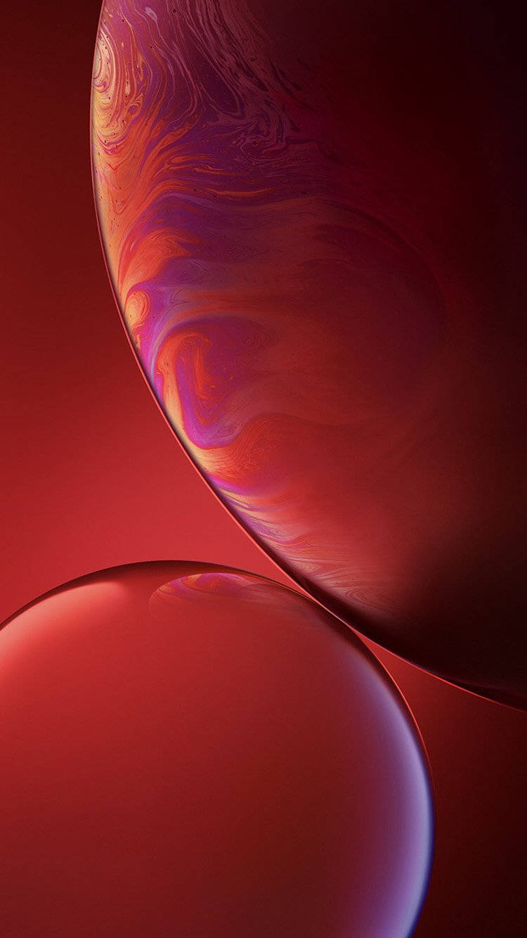 iPhone Xs Sayari Nyekundu Picha ya Ukuta