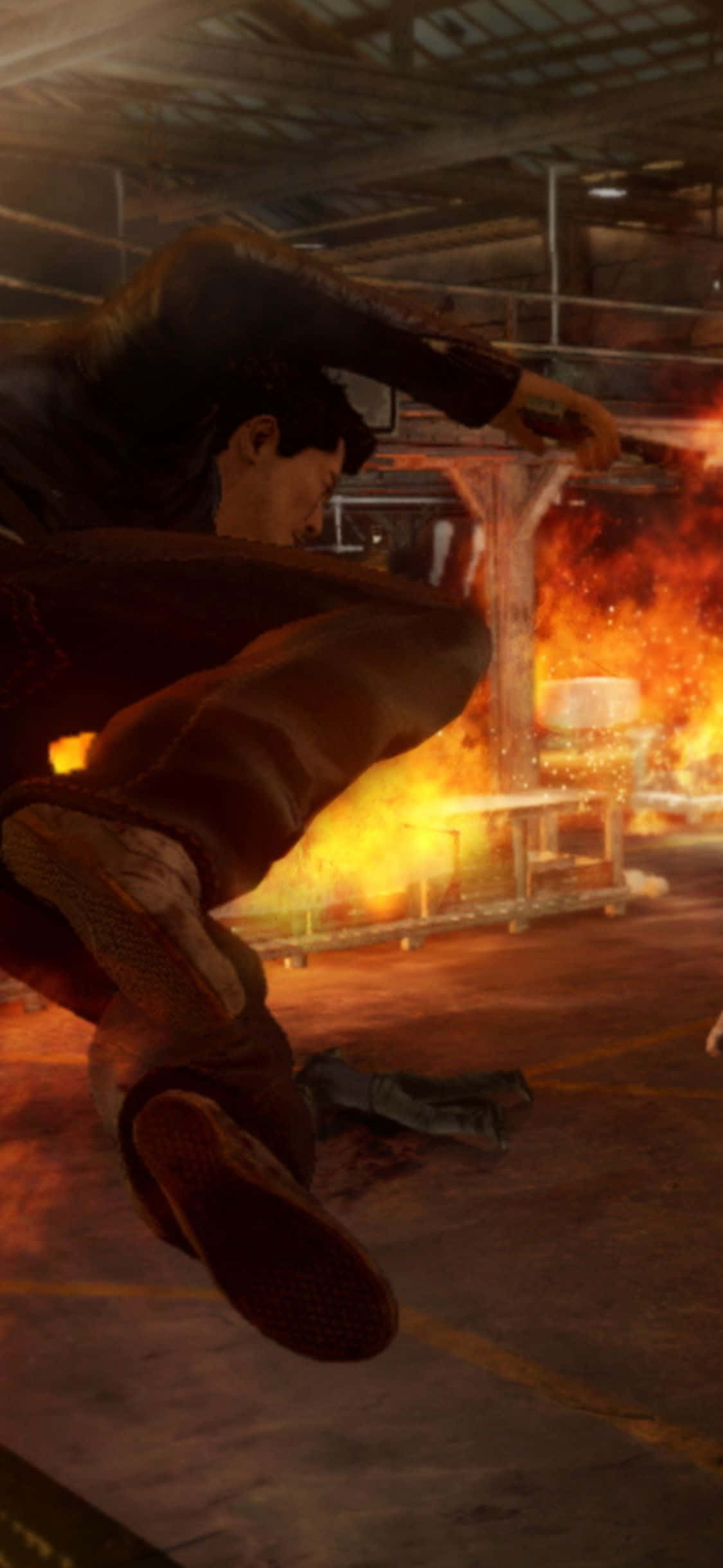 iPhone Xs Sleeping Dogs Payback Nyuma ya Warehe ya Nyuma Picha ya Ukuta