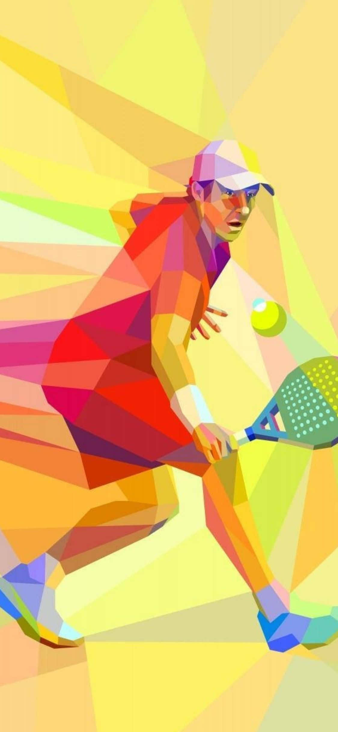 iPhone Xs Tennis Background Picha ya Ukuta