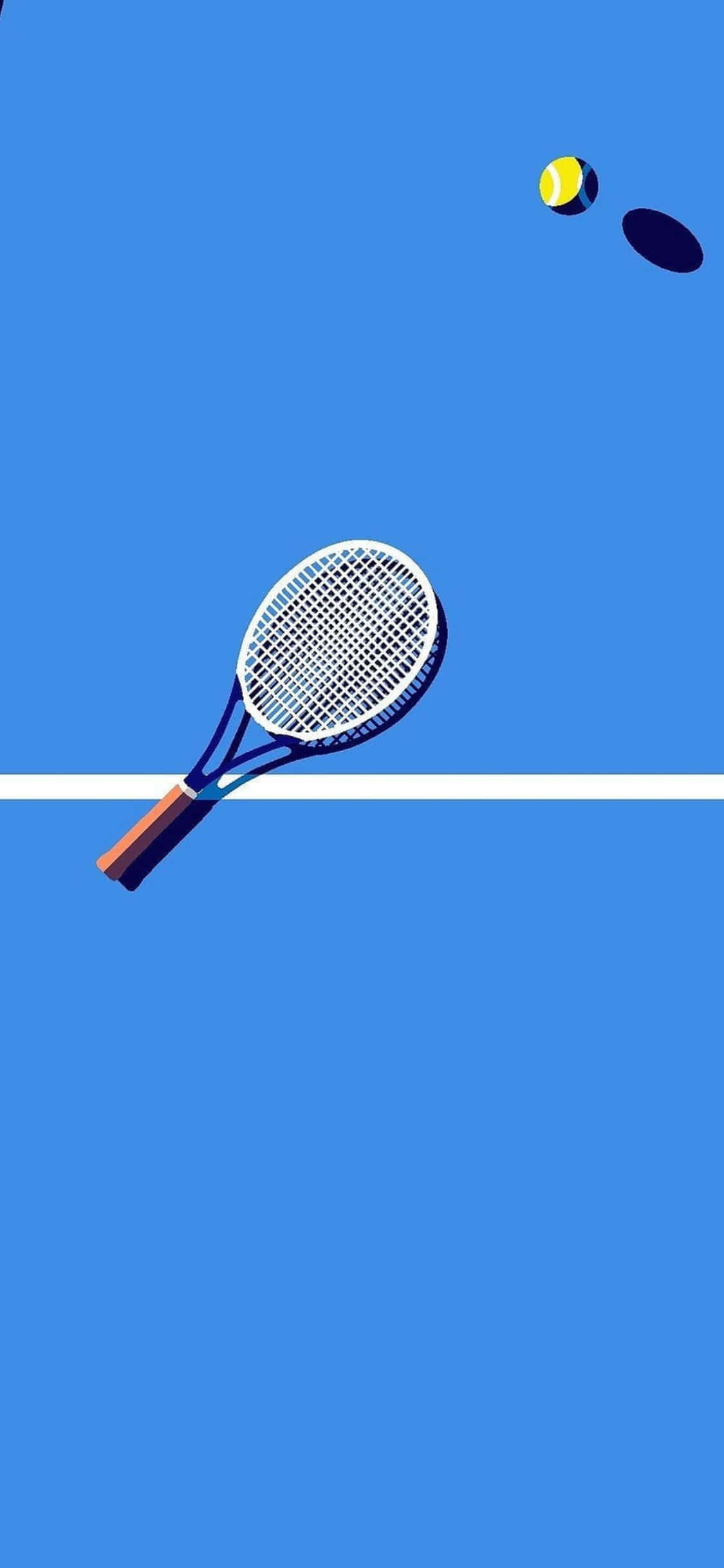 iPhone Xs Tennis Background Picha ya Ukuta