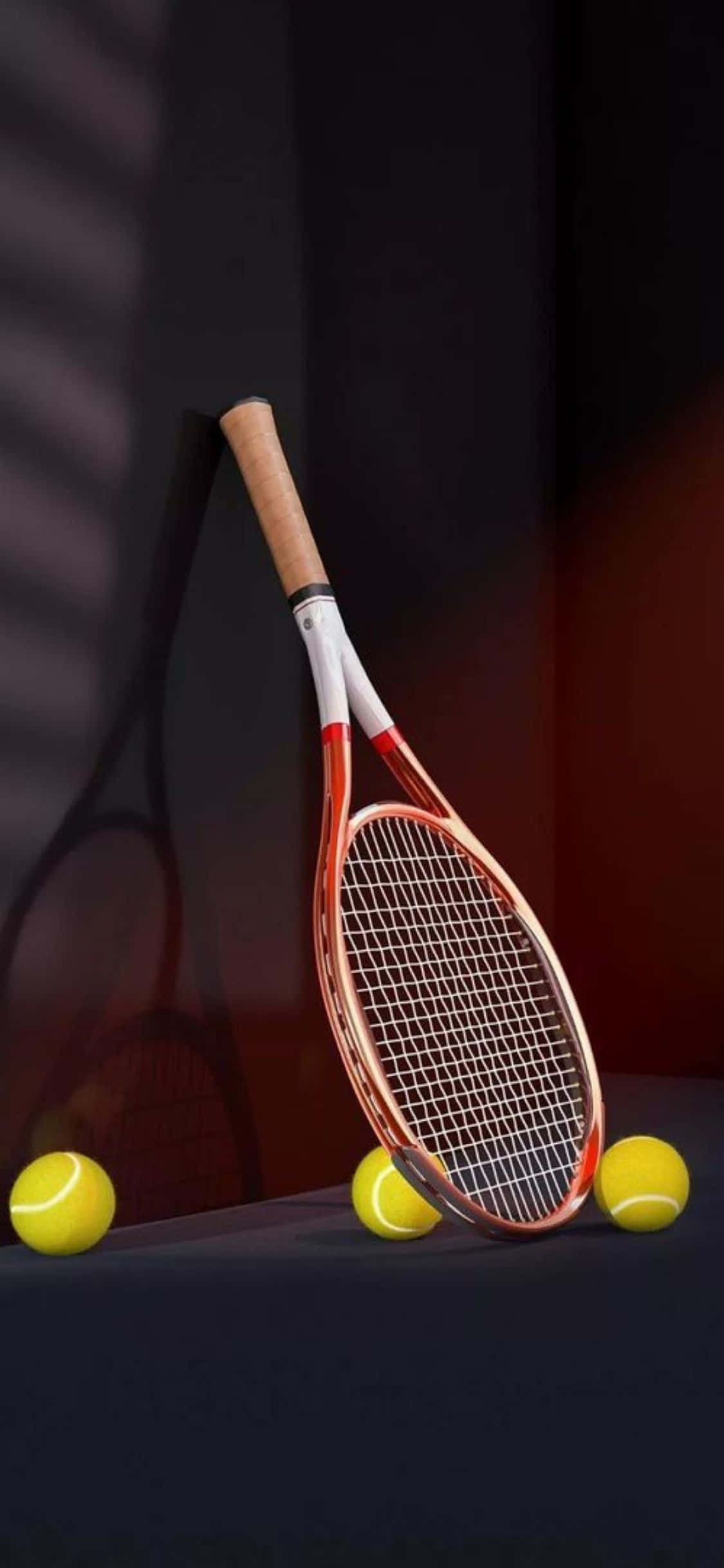 iPhone Xs Tennis Background Picha ya Ukuta