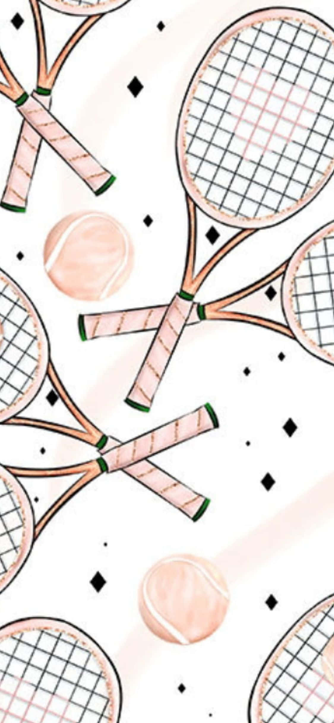 iPhone Xs Tennis Background Picha ya Ukuta