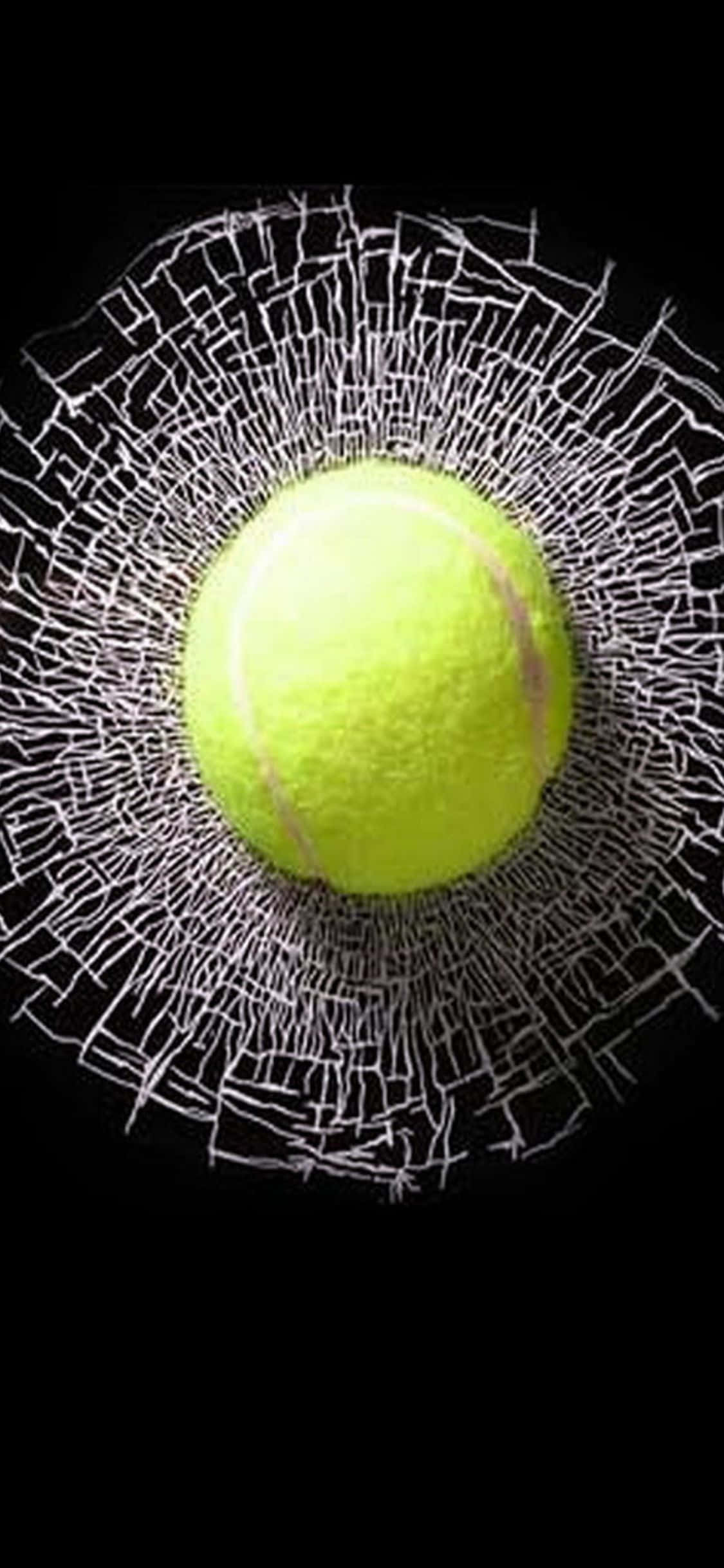 iPhone Xs Tennis Background Picha ya Ukuta