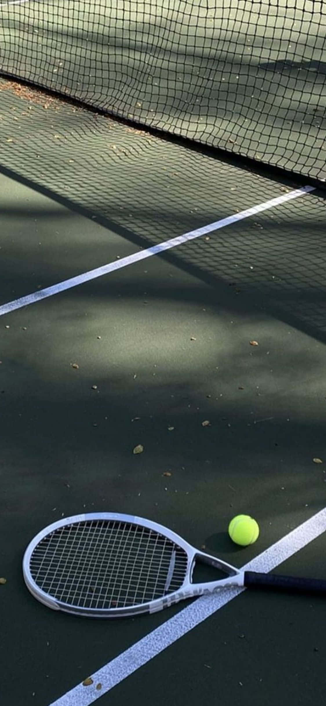 iPhone Xs Tennis Background Picha ya Ukuta