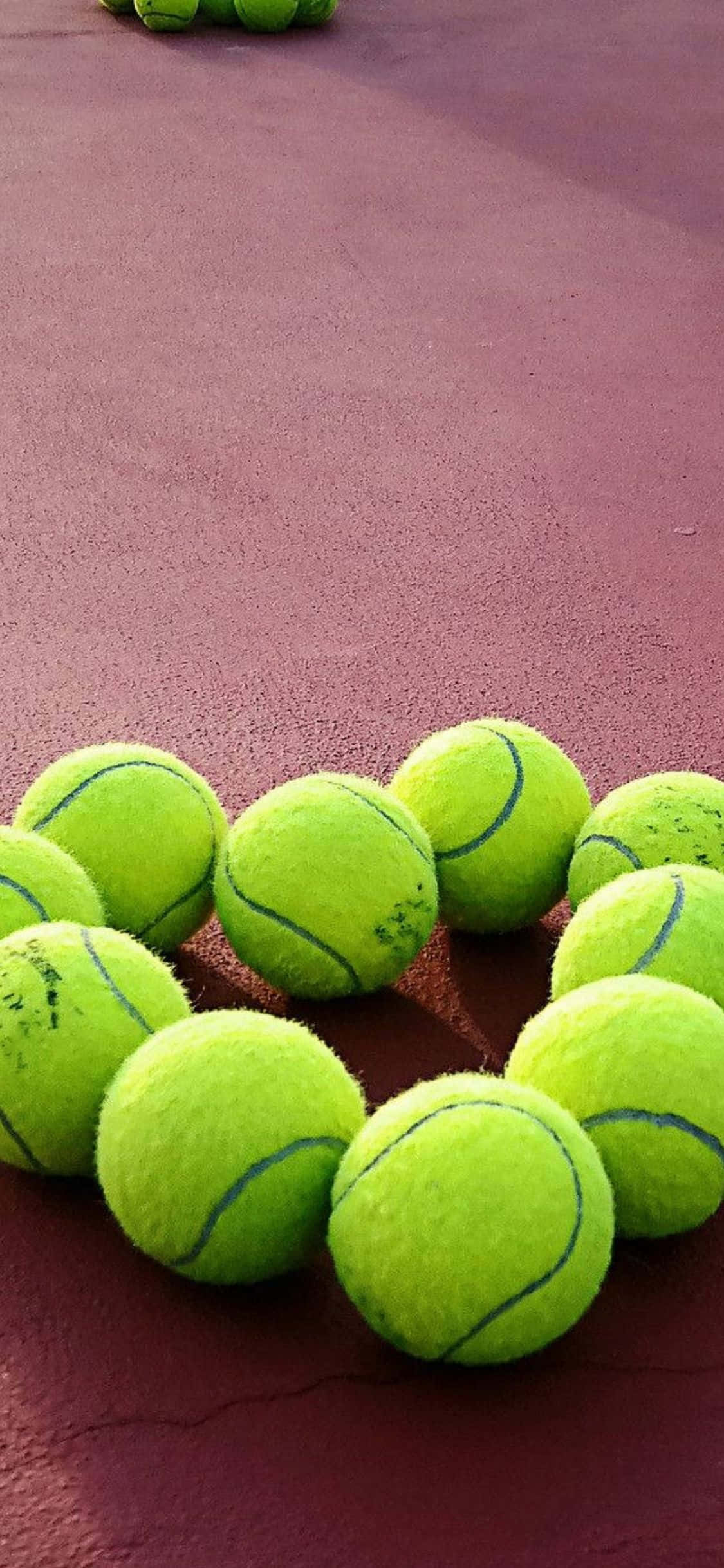 iPhone Xs Tennis Background Picha ya Ukuta