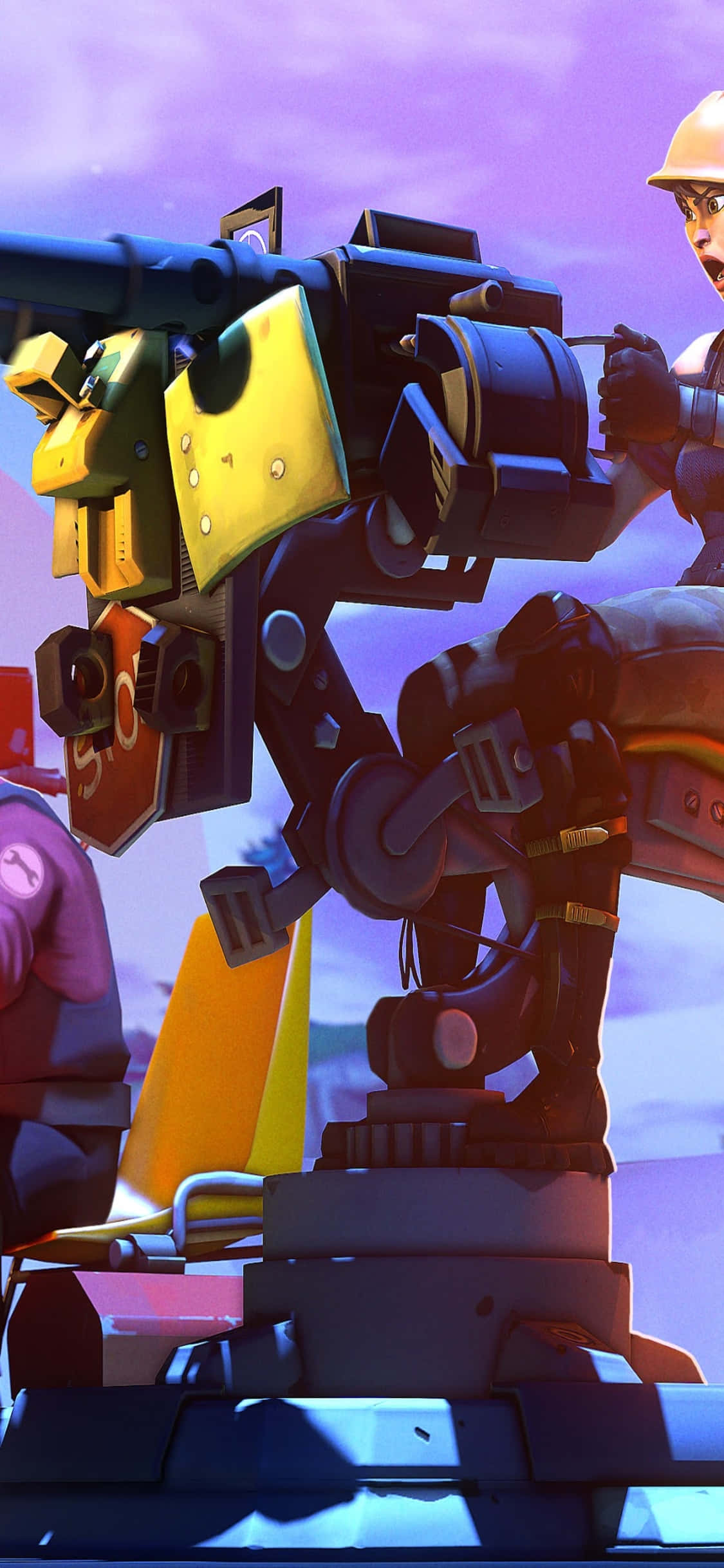 iPhone Xs Tf2 Background Engineer Manning His Sentry Picha ya Ukuta