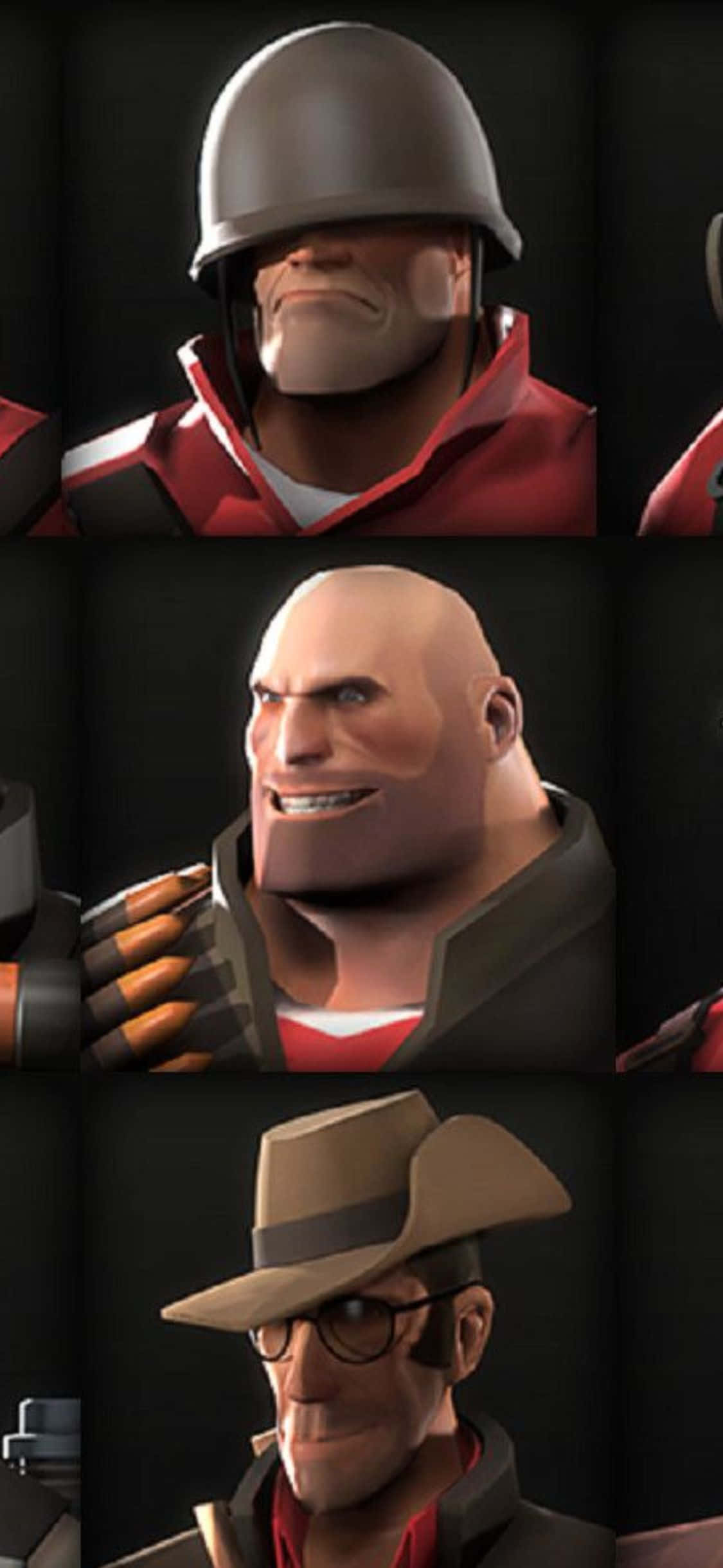 iPhone Xs Tf2 Latar Belakang Askar, Heavy na Sniper Picha ya Ukuta