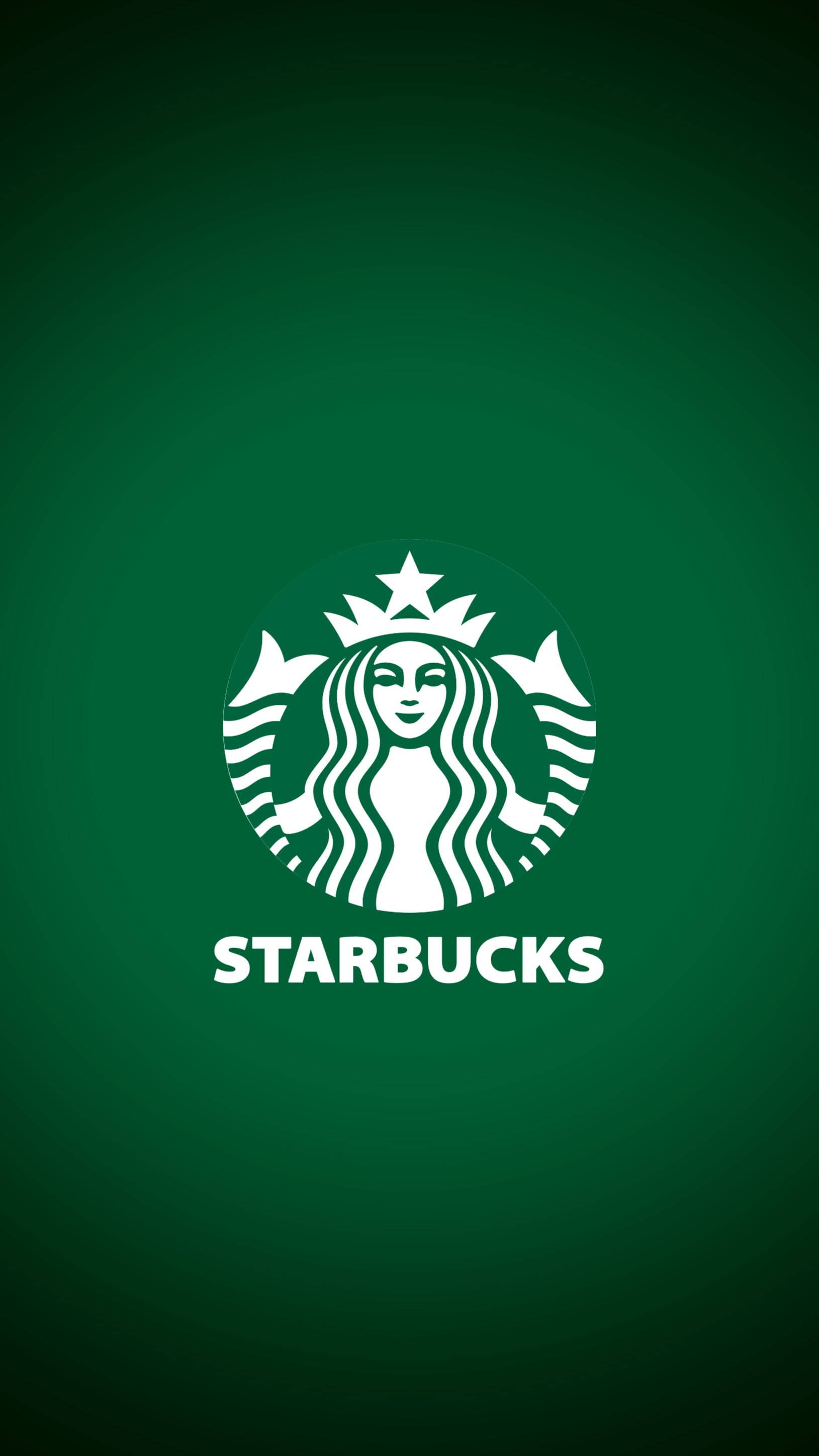 iPhone ya Starbucks Kijani Kibichi Picha ya Ukuta