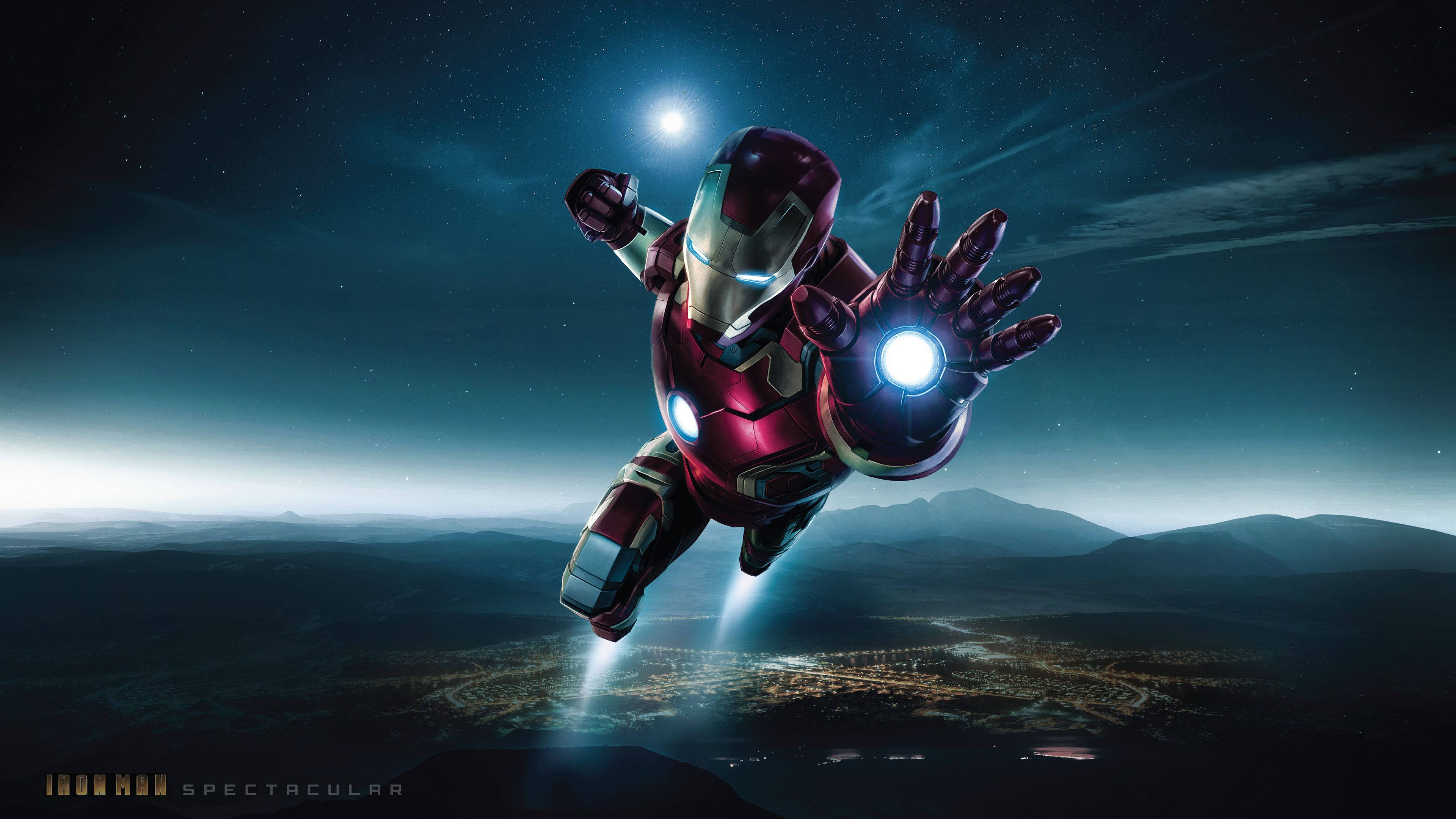 Iron Anayeuruka wa HD Kamili Picha ya Ukuta